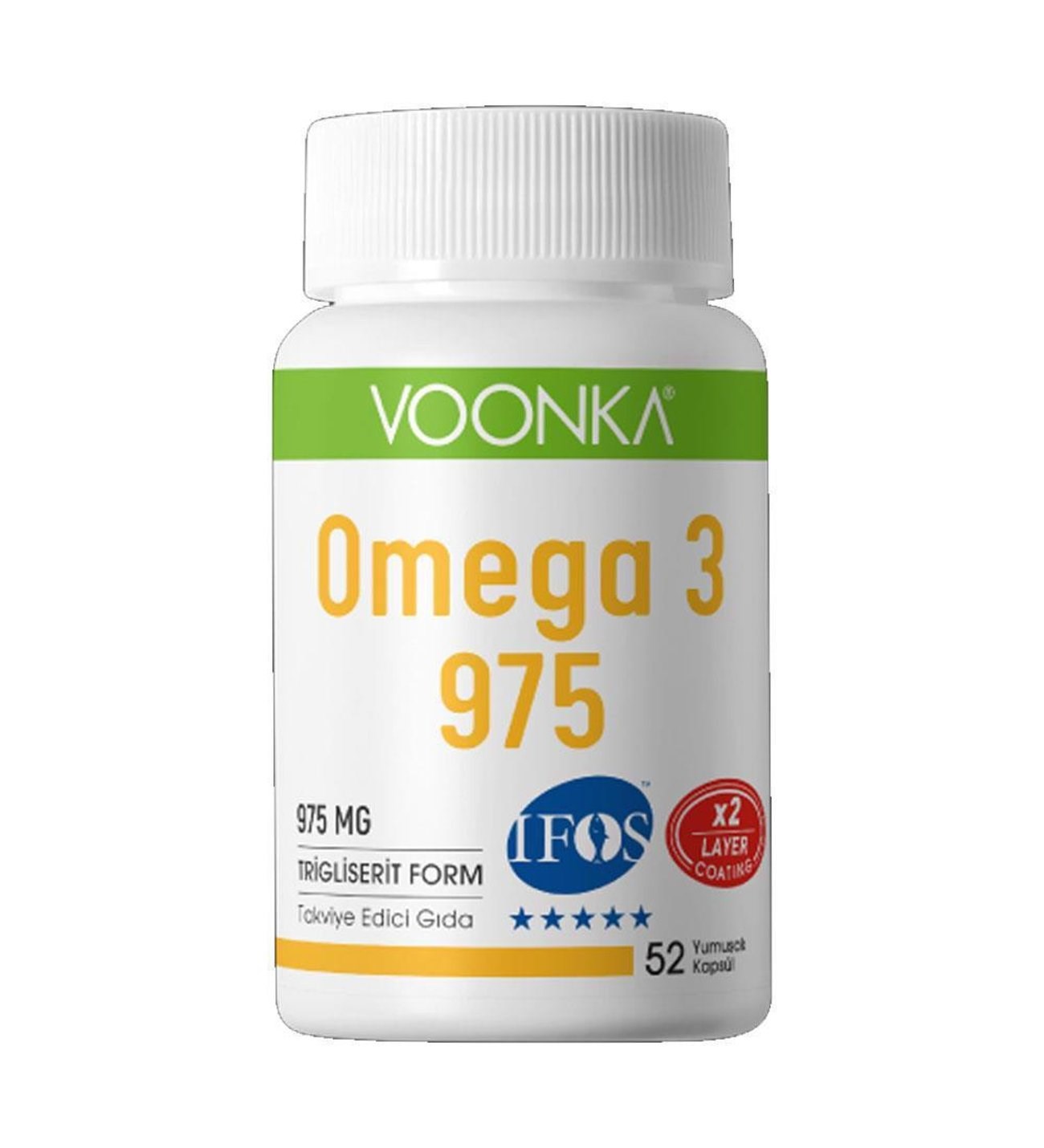 Voonka Omega-3 975 mg 52 Kapsül