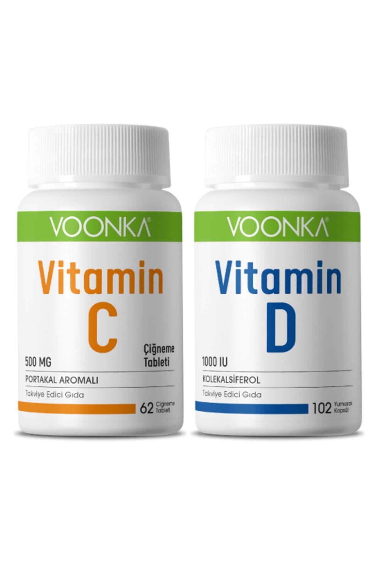 Voonka Vitamin C 62 Çiğneme Tableti + Voonka Vitam