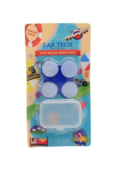 Ear Tech Kulak Tıkacı Silikon 4’lü