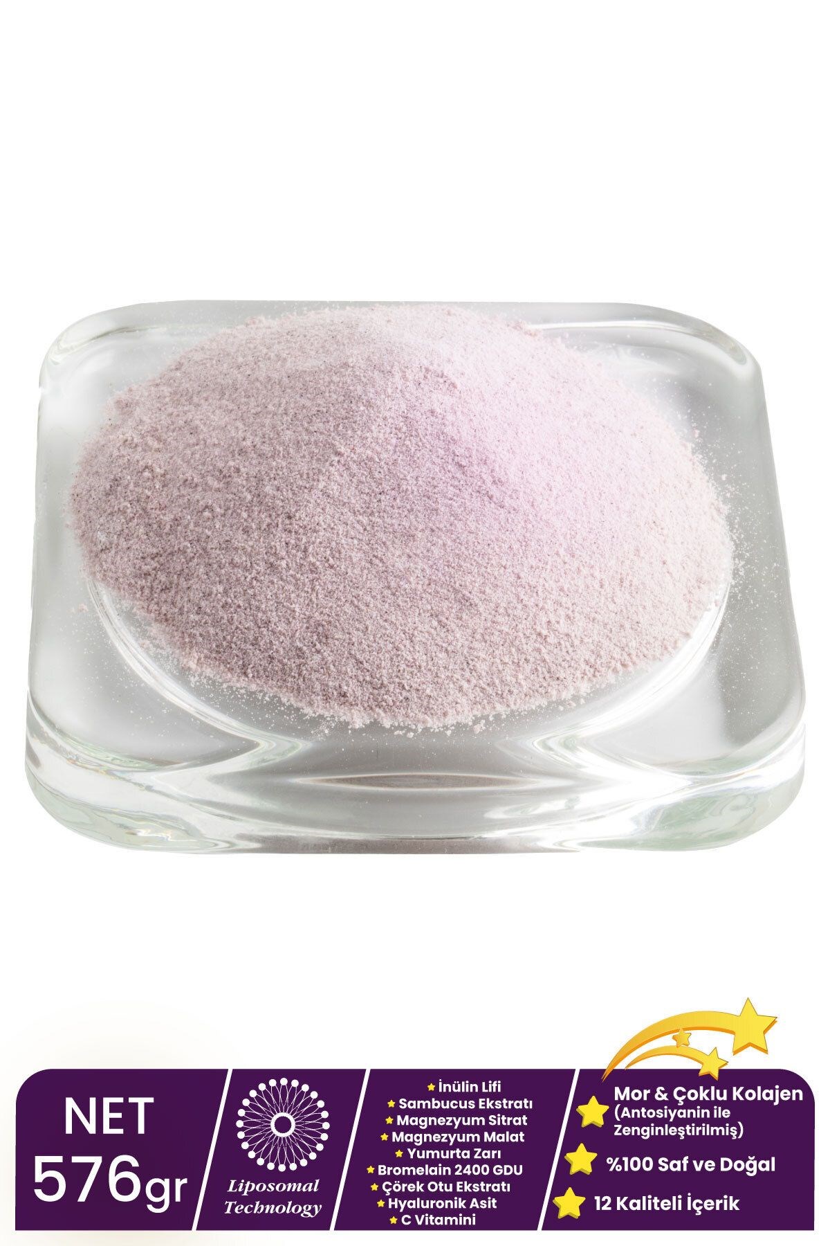 Kiperin Purple Collagen Toz 40 Günlük 575 gr