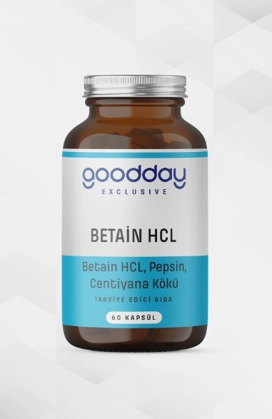 Goodday Betain HCL Pepsin 60 Kapsül