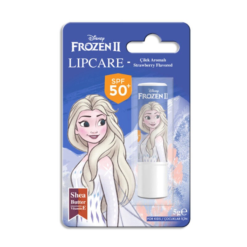 Disney Frozen II Dudak Koruyucu Lip Care SPF50 Çilek Aromalı 5 gr