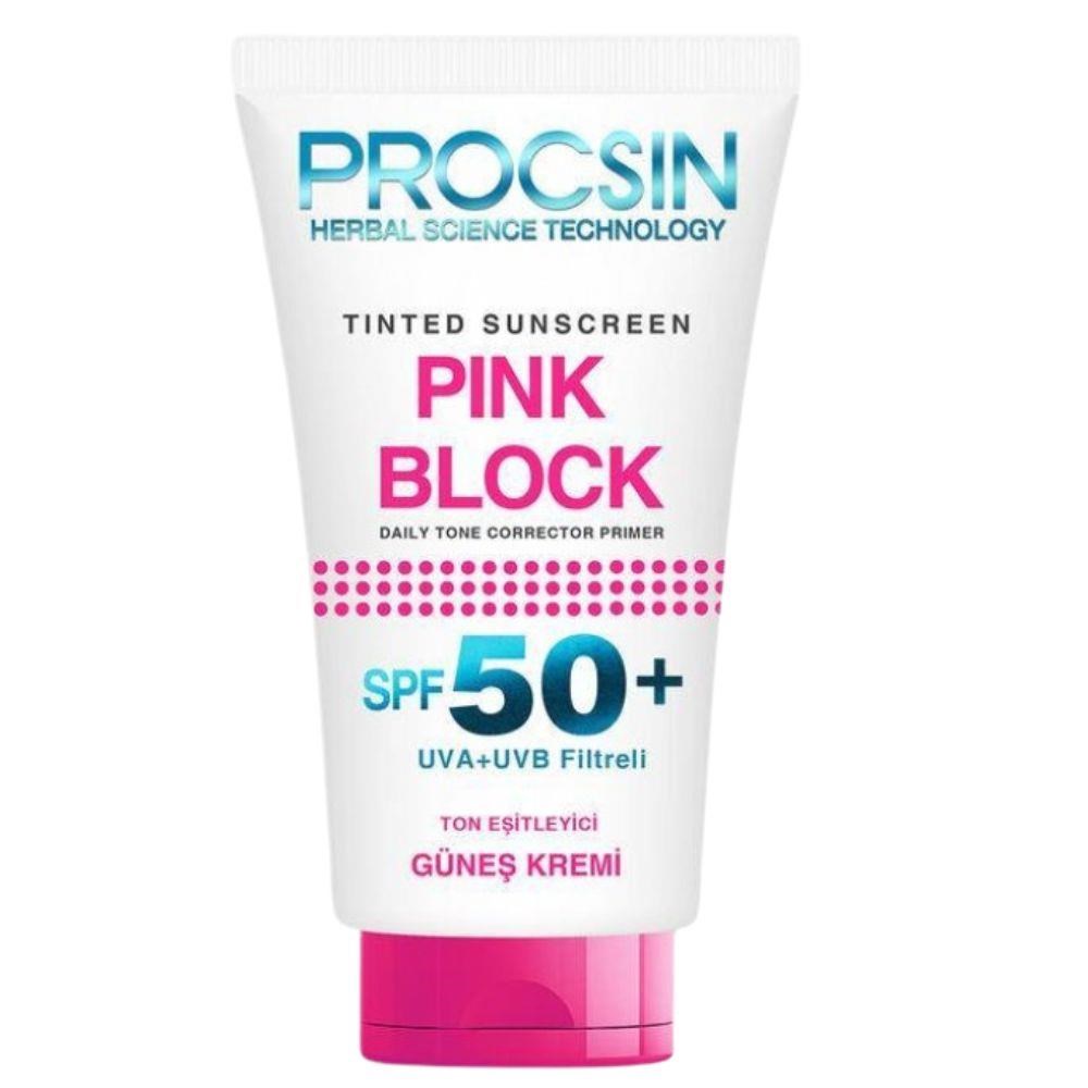 Procsin Pink Block Aydınlatıcı Güneş Kremi SPF50+ 50 ml