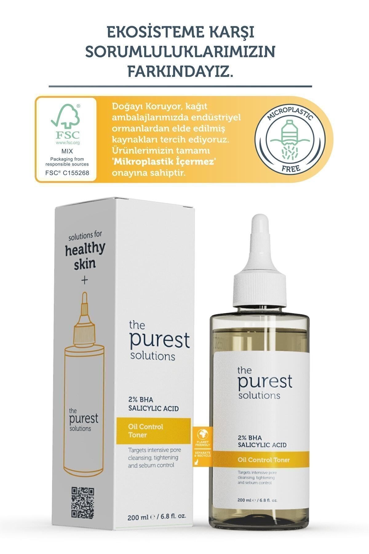 The Purest Solutions  Oil Control Toner 2% BHA Salicylic Acid 200 ml