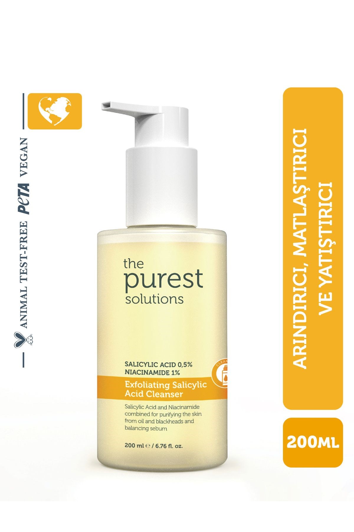 The Purest Solutions Exfoliating Salicylic Acid Cleanser 200 ml