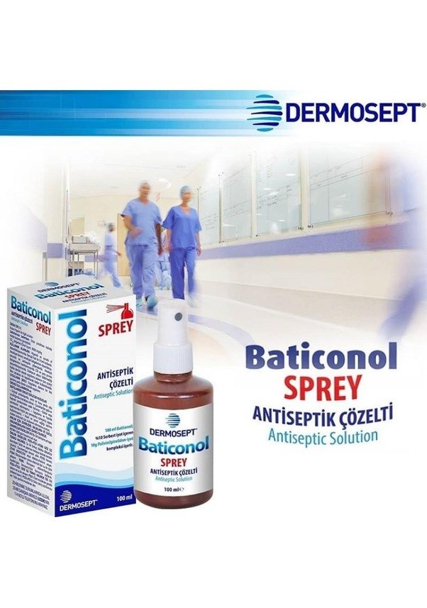 Dermosept Baticonol Sprey 100 ml