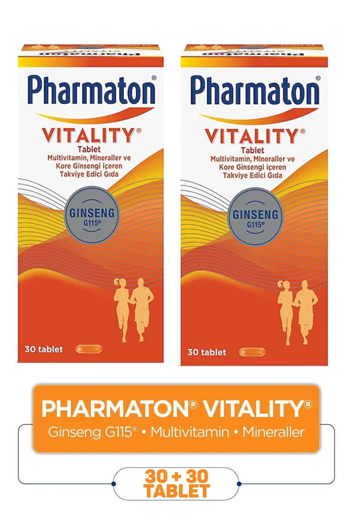 Pharmaton Vitality 30 Tablet Avantajlı 2’li Paket
