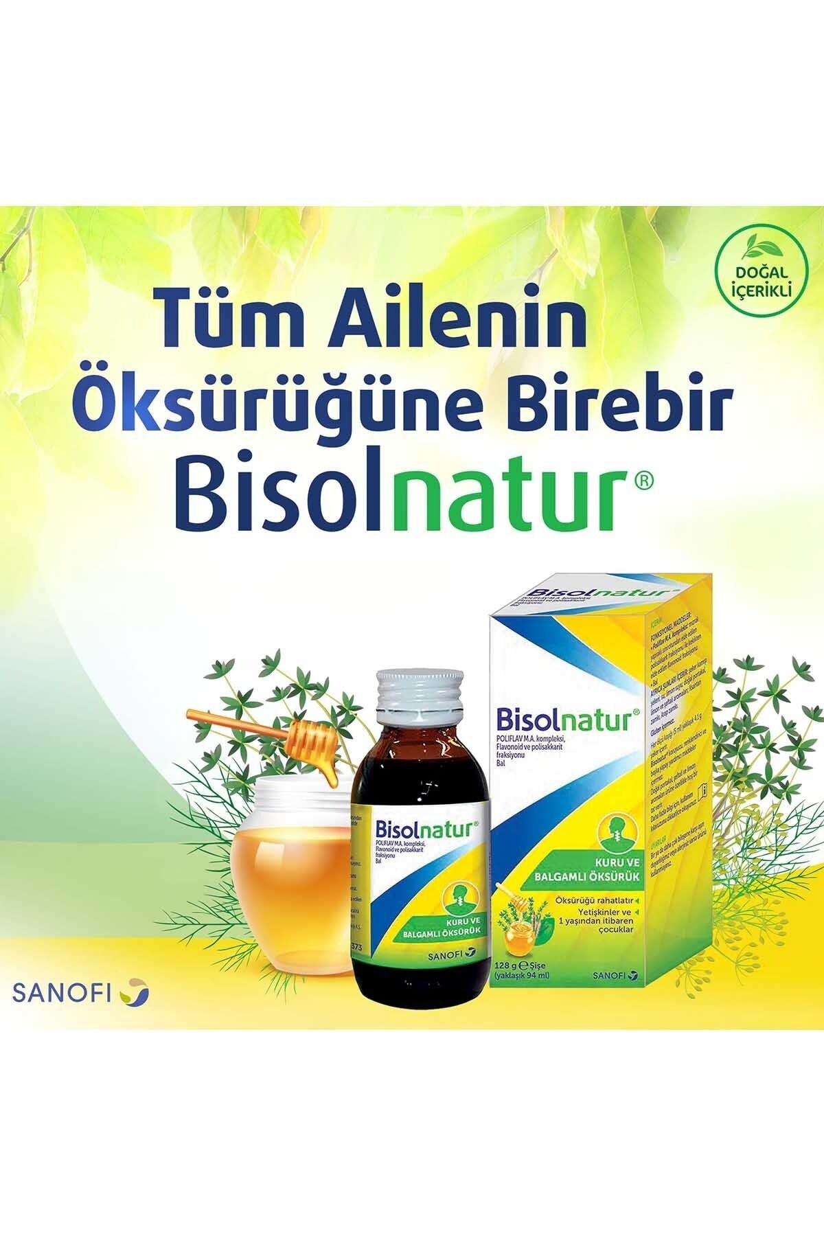 Doğal İçerikli Öksürük Şurubu