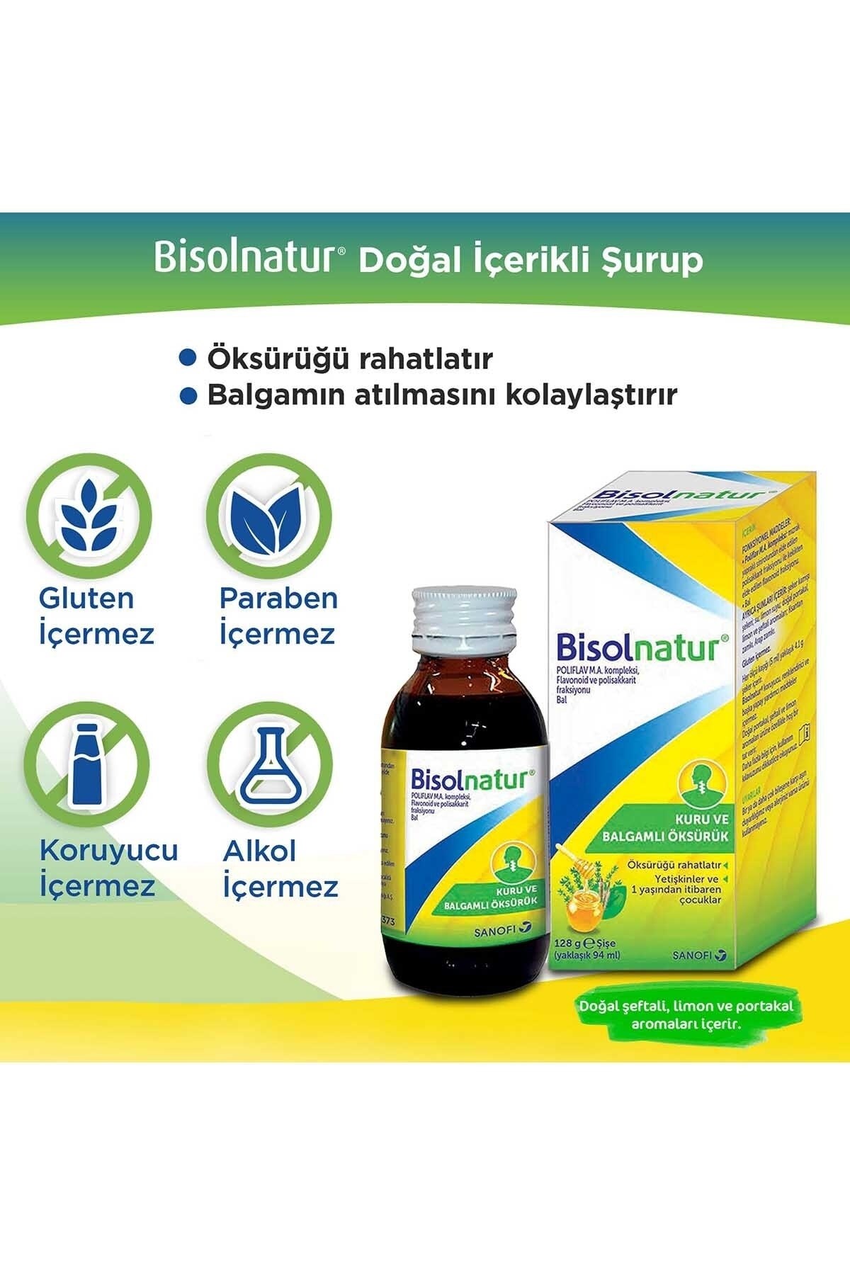 Doğal İçerikli Öksürük Şurubu