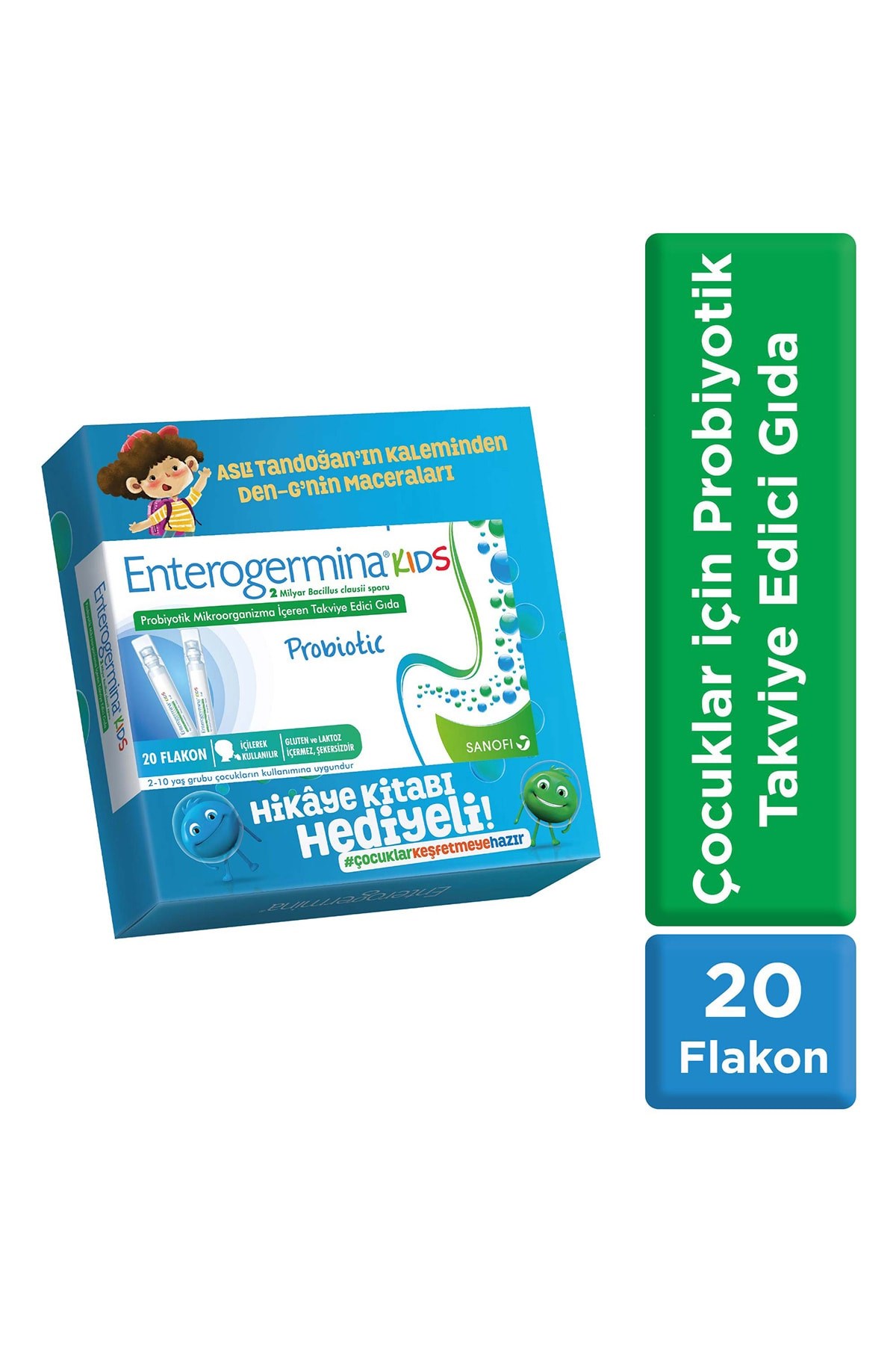 Kids Probiyotik 20 Flakon + Hikaye Kitabı