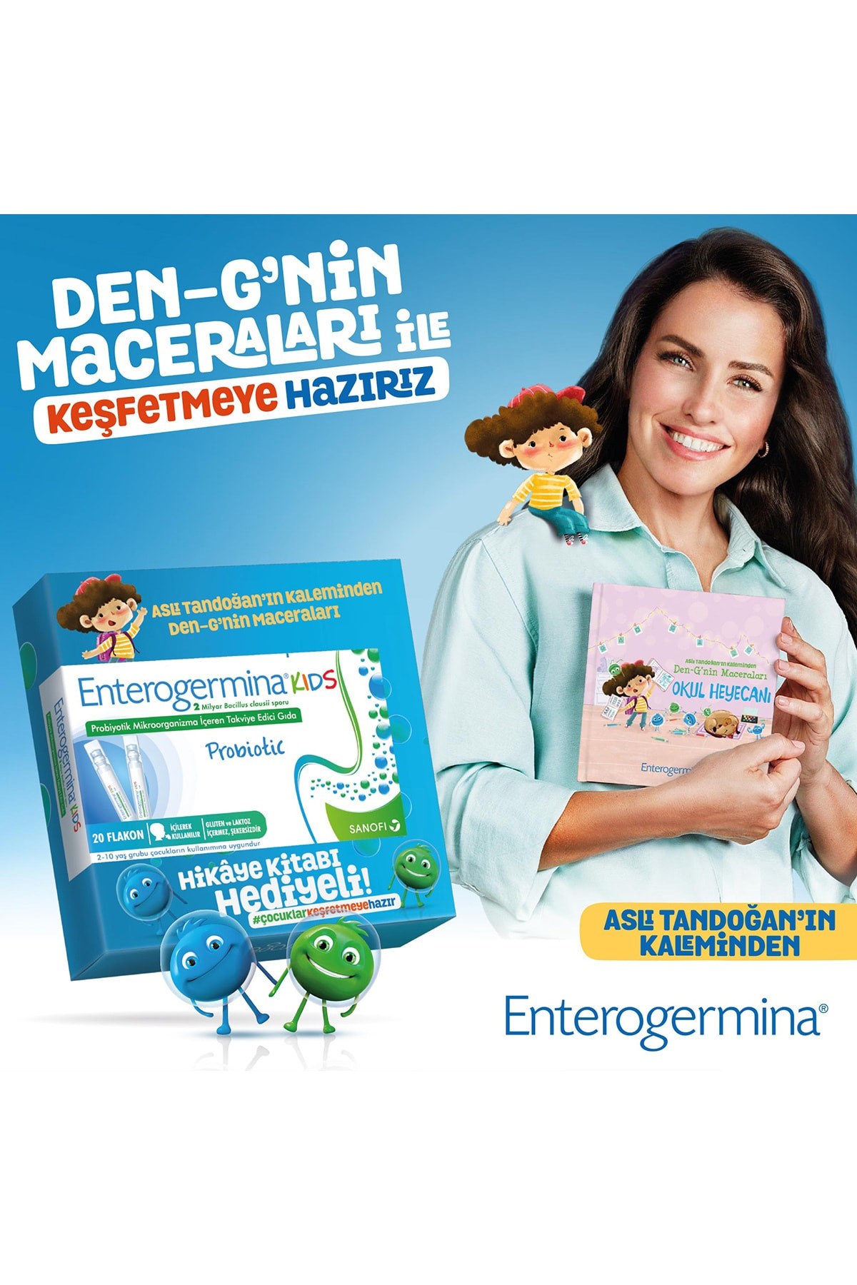 Kids Probiyotik 20 Flakon + Hikaye Kitabı