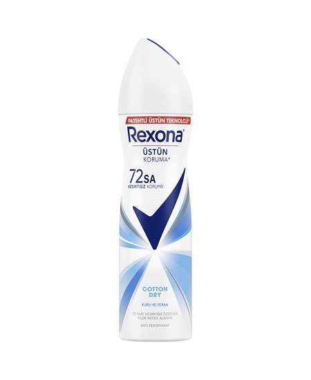 Rexona Kadın Sprey Deodorant Cotton Dry Antiperspirant 150 ml