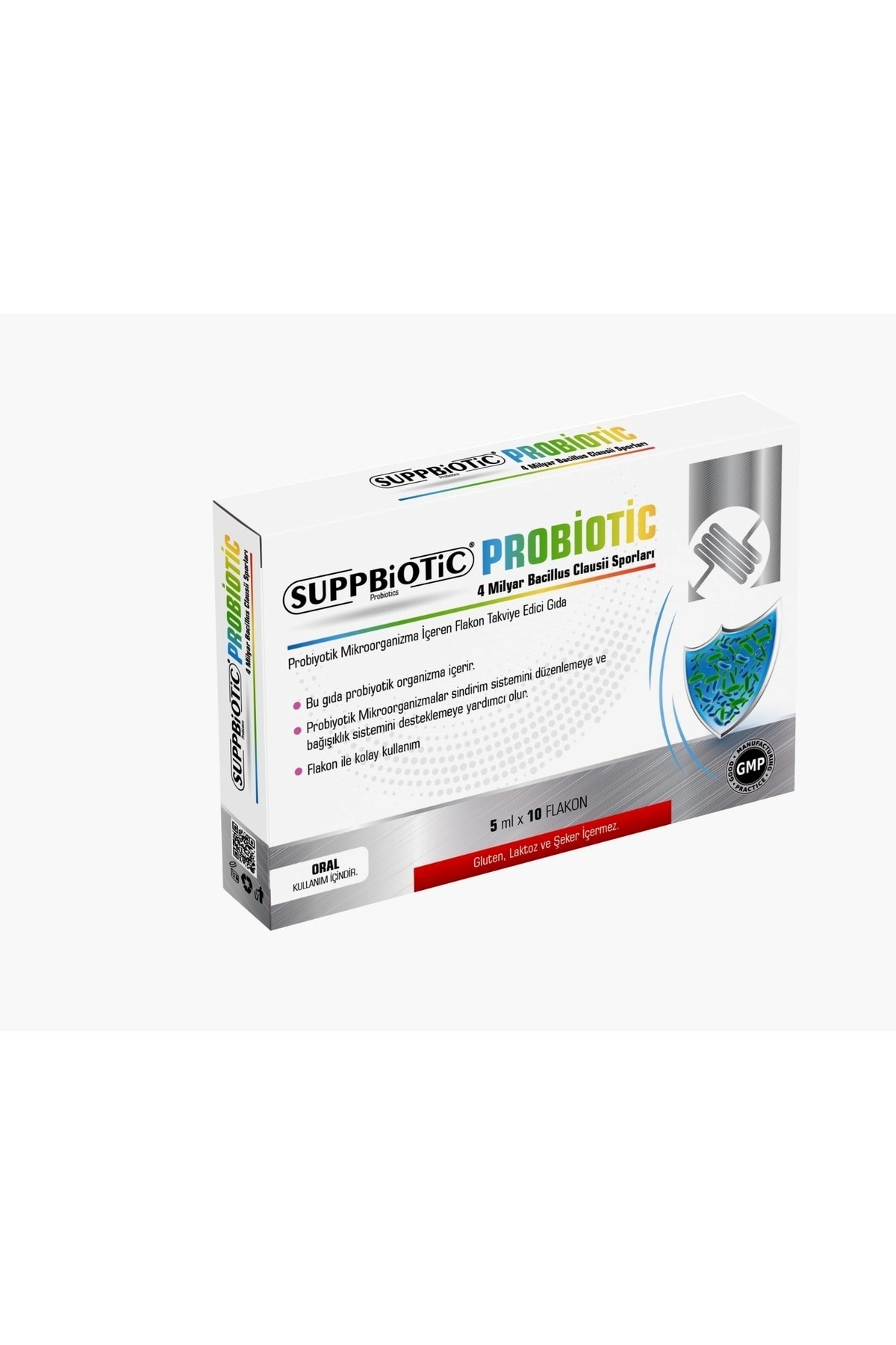 Çocuk Ve Yetişkinler Için Probiyotik Mikroorganizma Içeren 5ml X 10 Flakon