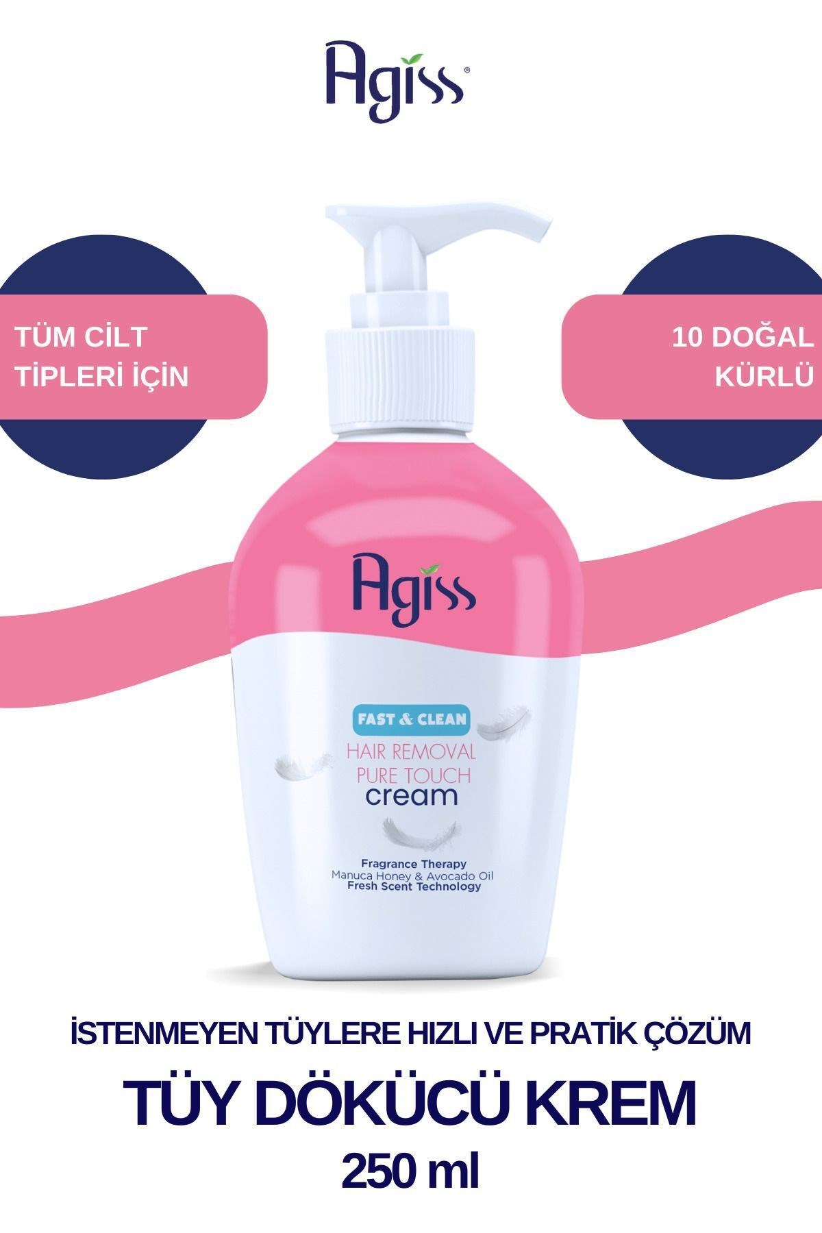 Agiss Tüy Dökücü Krem 10 Özel Kürlü 250 ml