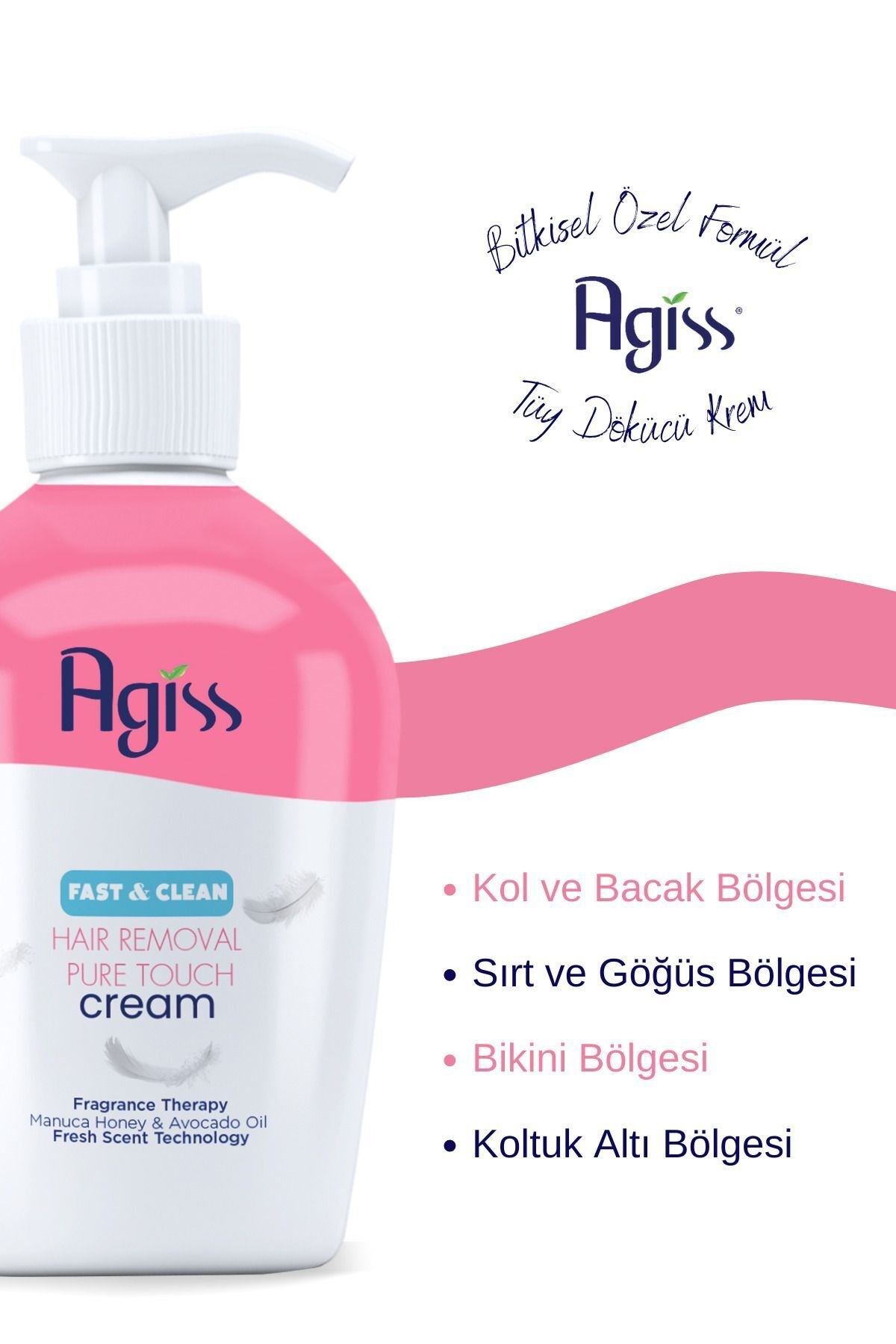 Agiss Tüy Dökücü Krem 10 Özel Kürlü 250 ml