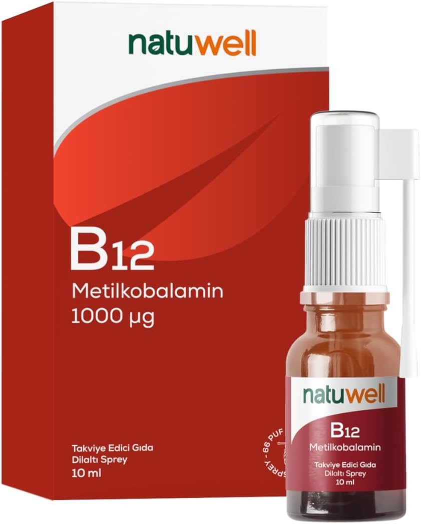 Natuwell Vitamin B12 Metilkobalamin Sprey 10 ml