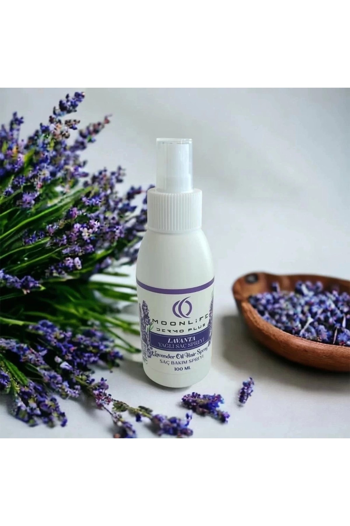 Moonlife Bit Kovucu Lavanta Yağlı Saç Spreyi 100 ml