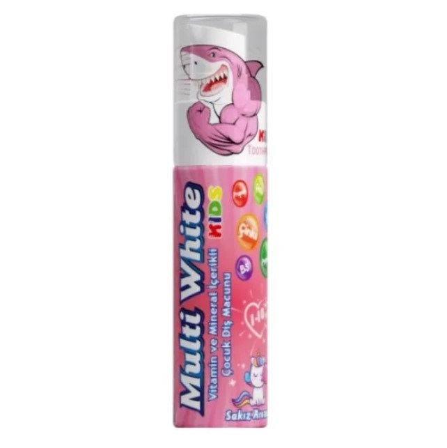 Multi White Diş Macunu Çocuklar İçin Sakiz Aromalı 50 ml