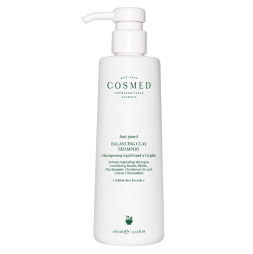 Cosmed Hair Guard Balancing Clay Shampoo - İnce Telli ve Yağlı Saçlar için Sülfatsız Tuzsuz Kil Şamp