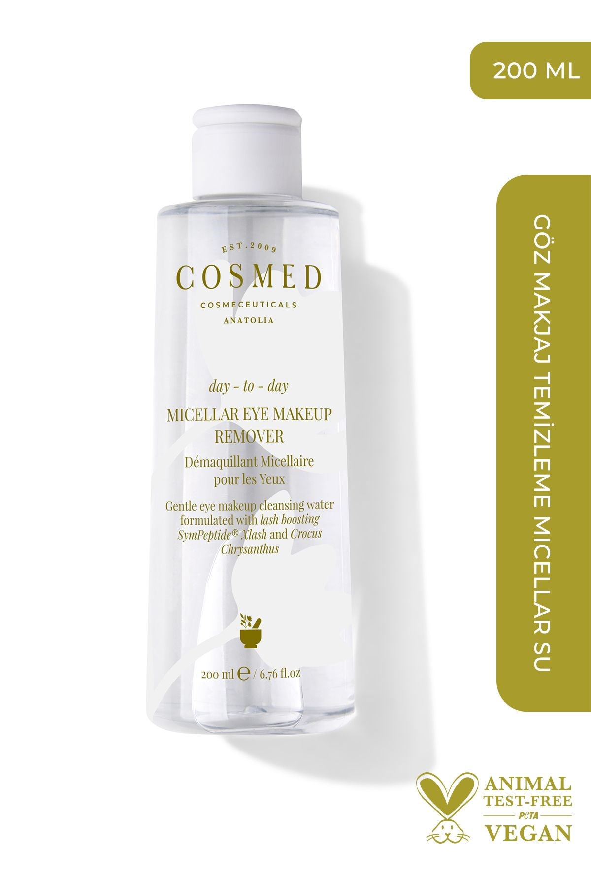 Cosmed Day-to-Day Micellar Eye Makeup Remover - Kirpik Besleyici Göz Makyaj Temizleyici Miceller Su