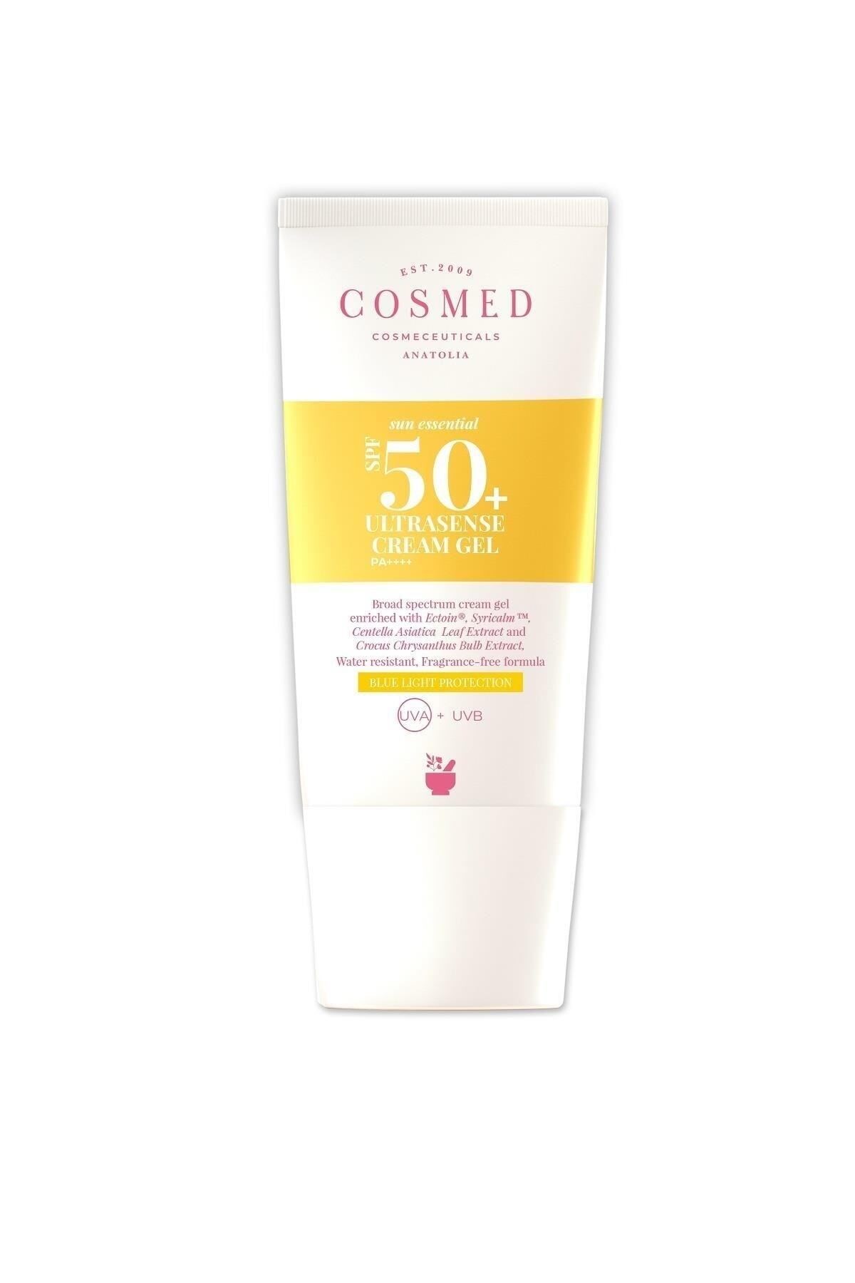 Cosmed Sun Essential Ultrasense Cream Gel Hassas ve Kızarıklığa Eğilimli Ciltler İçin Yatıştırıcı Sa