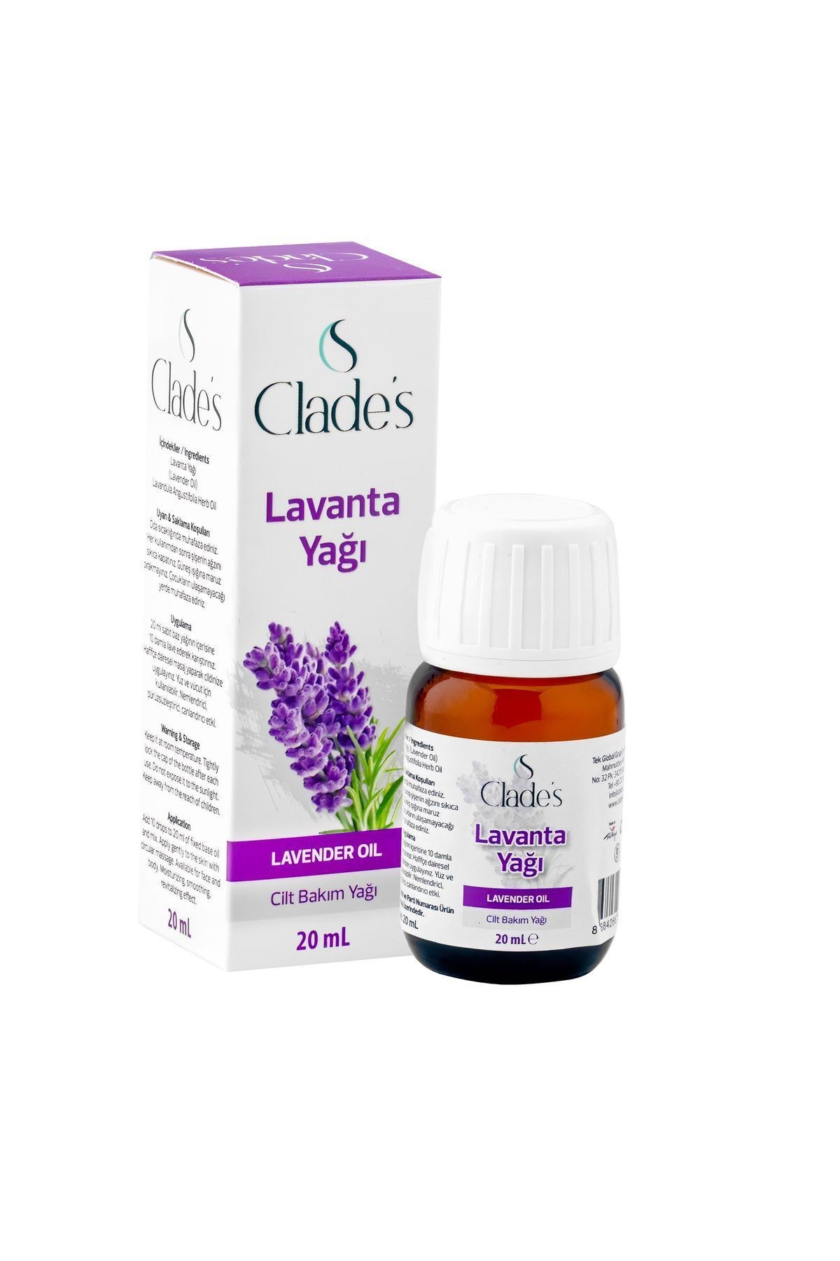 Clade’s Lavanta Yağı 20 ml