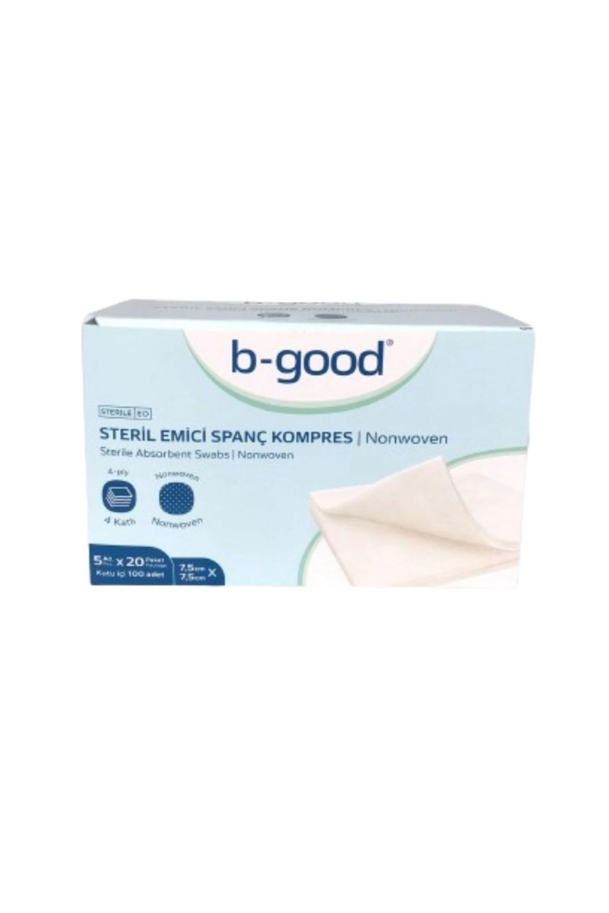 B-Good Steril Emici Spanç Kompres 100’lü NW