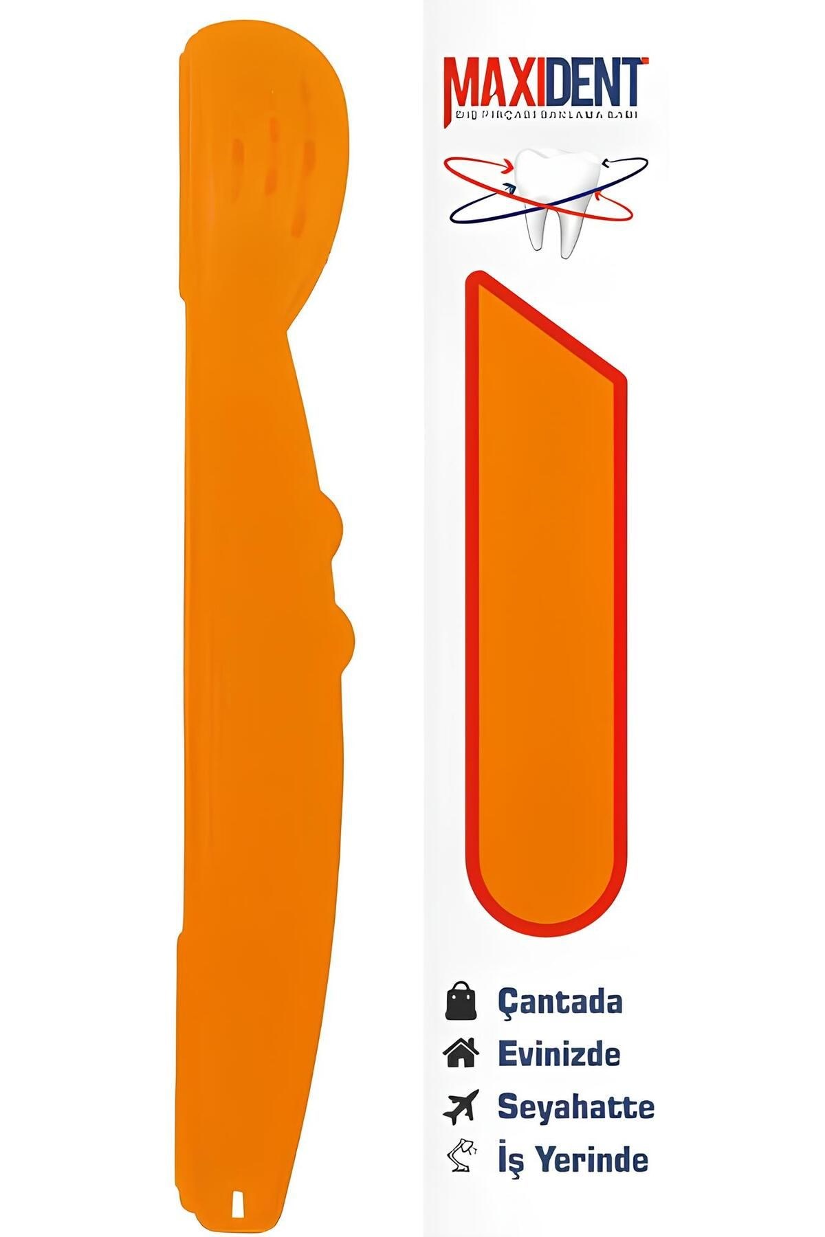 Maxident Diş Fırçası Saklama Kabı Turuncu