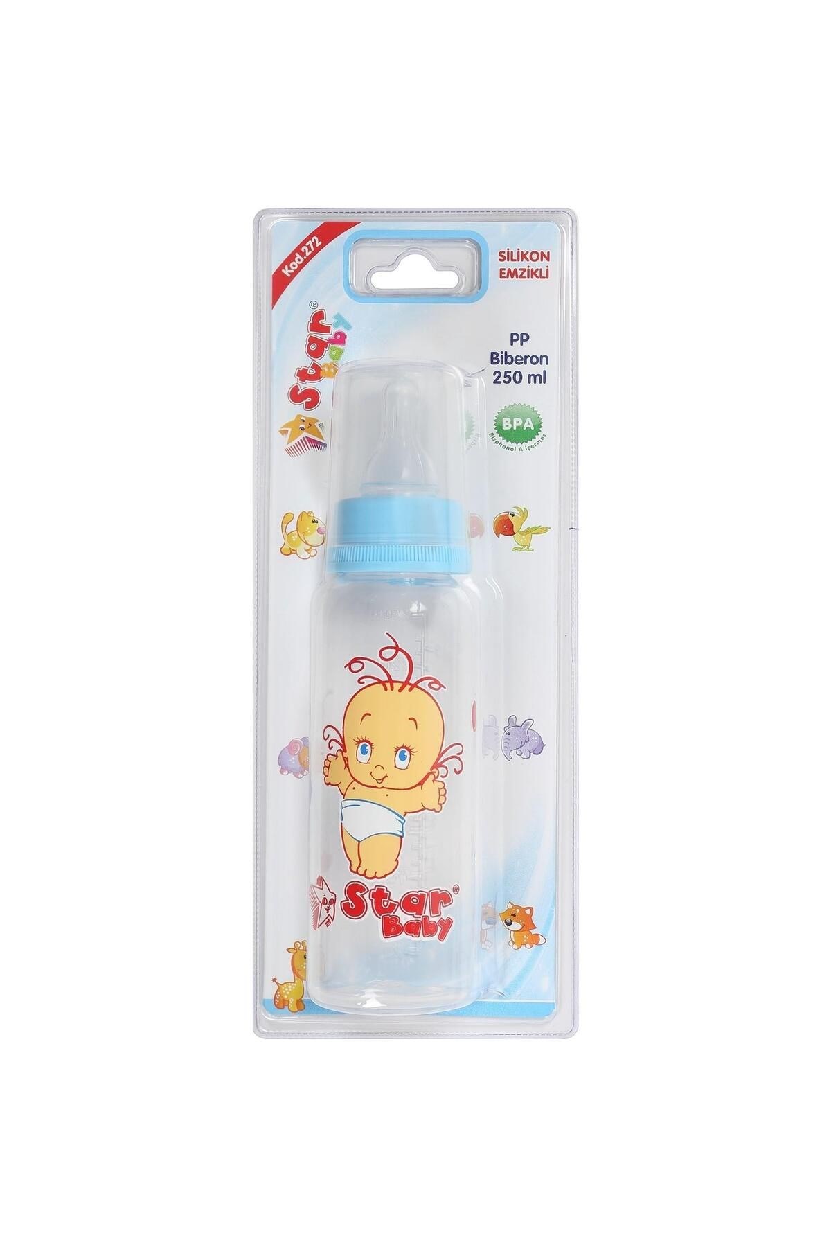 Star Baby Plastik Biberon 250 cc