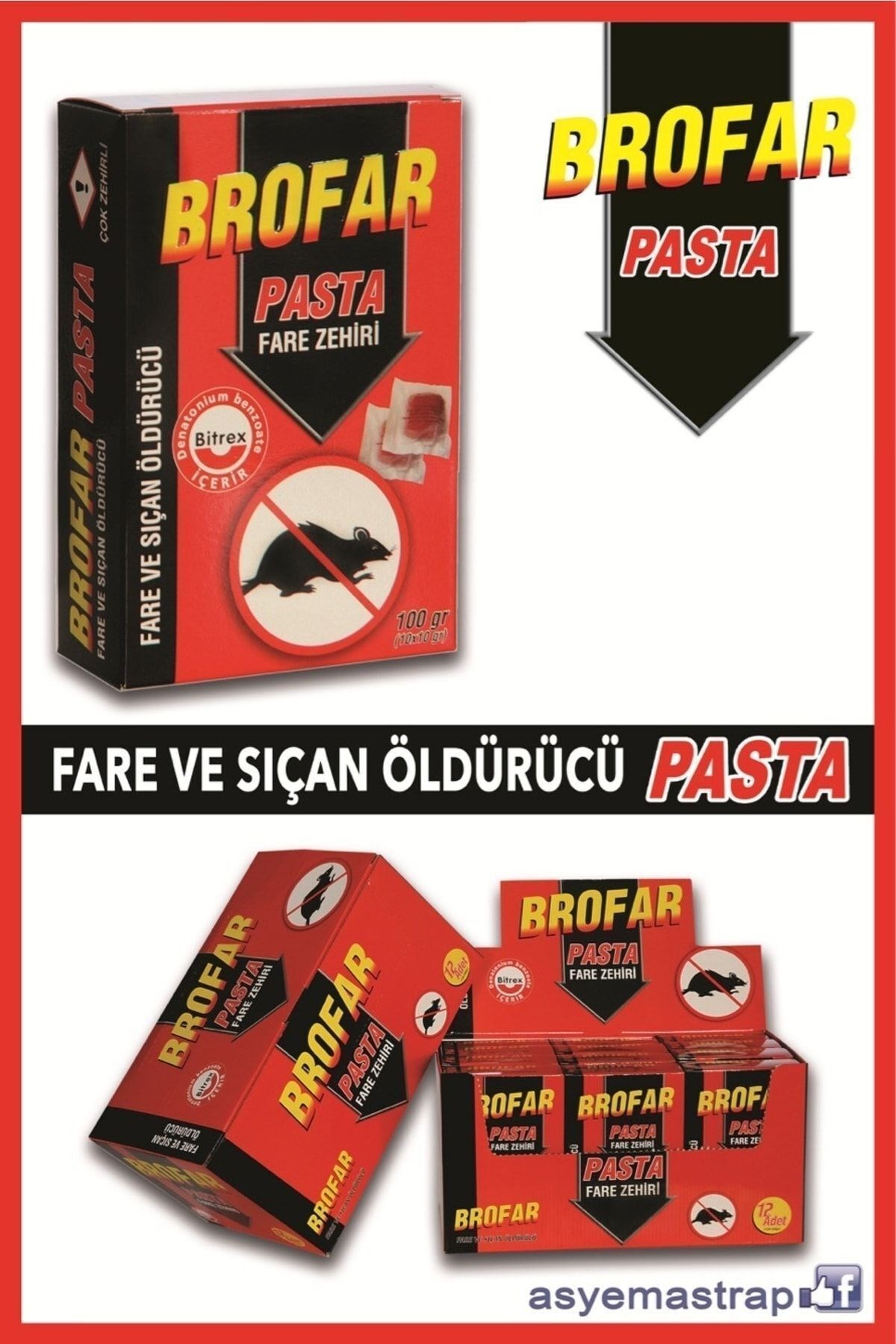 Brofar Pasta Fare Zehiri 100gr (10x10gr)