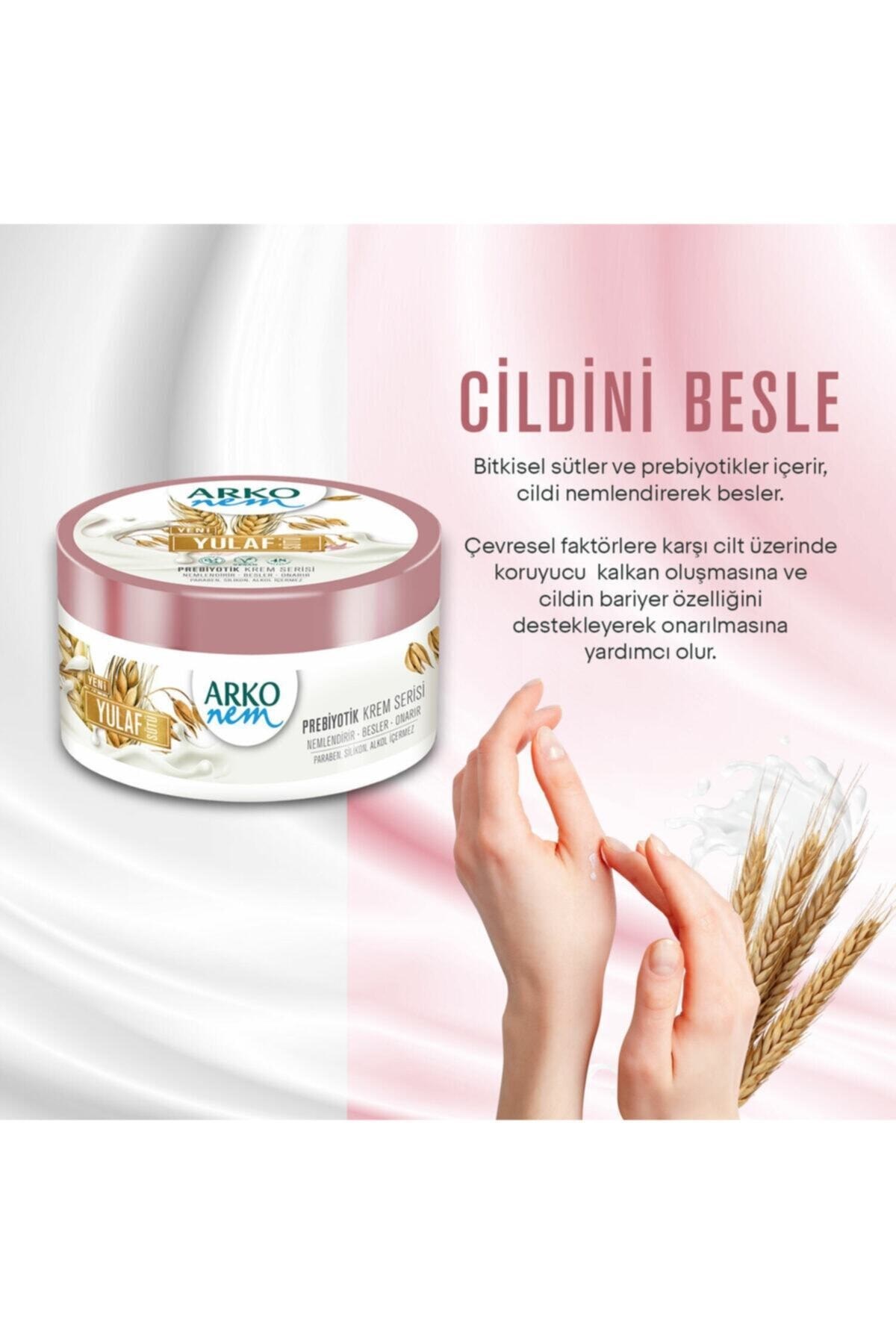 ARKO ARKO Nem Prebiyotik Nemlendirici Krem Yulaf Sütü 250 Ml