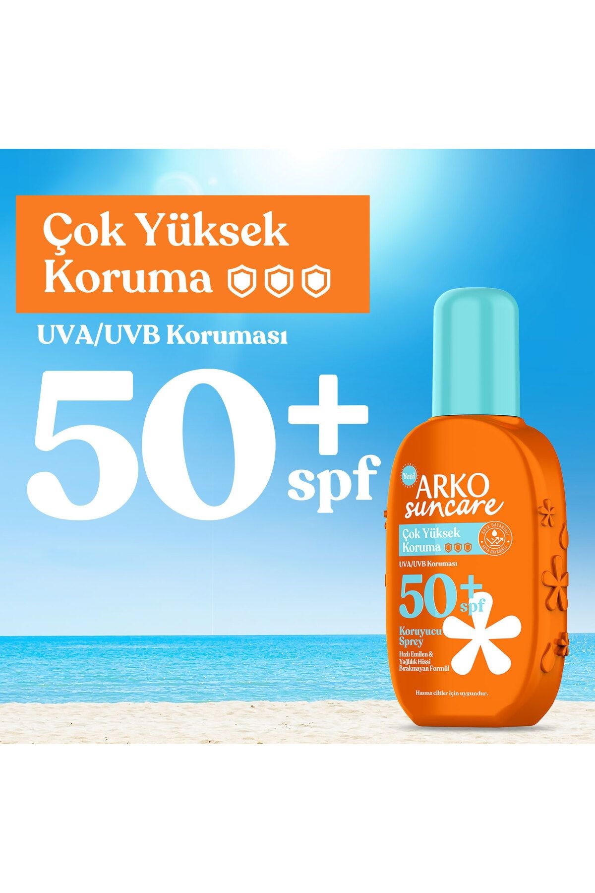 Suncare Spf50 Çok Yüksek Korumalı Vücut Güneş Spreyi 200 ml