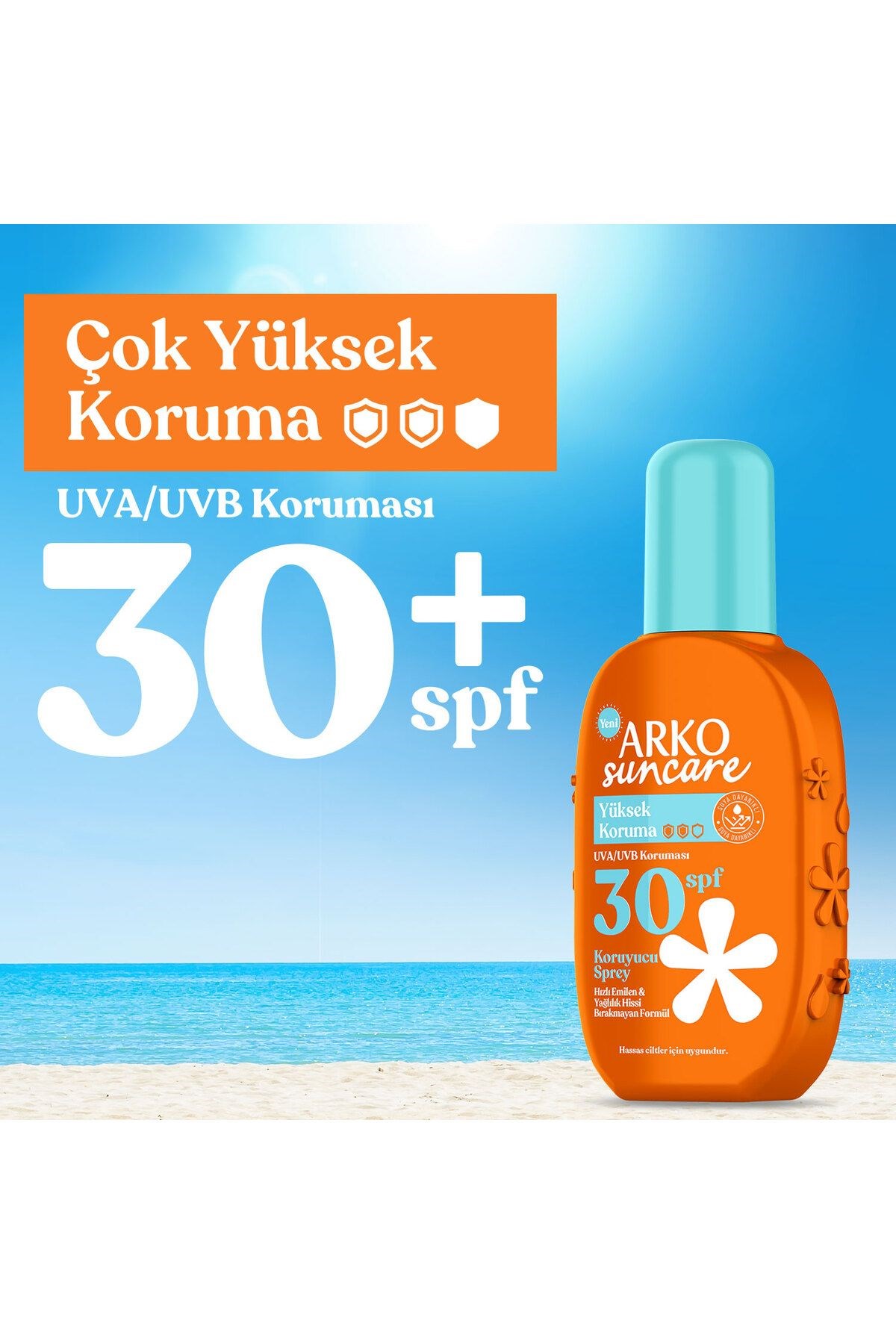 Suncare Spf30 Yüksek Korumalı Vücut Güneş Spreyi 200 ml