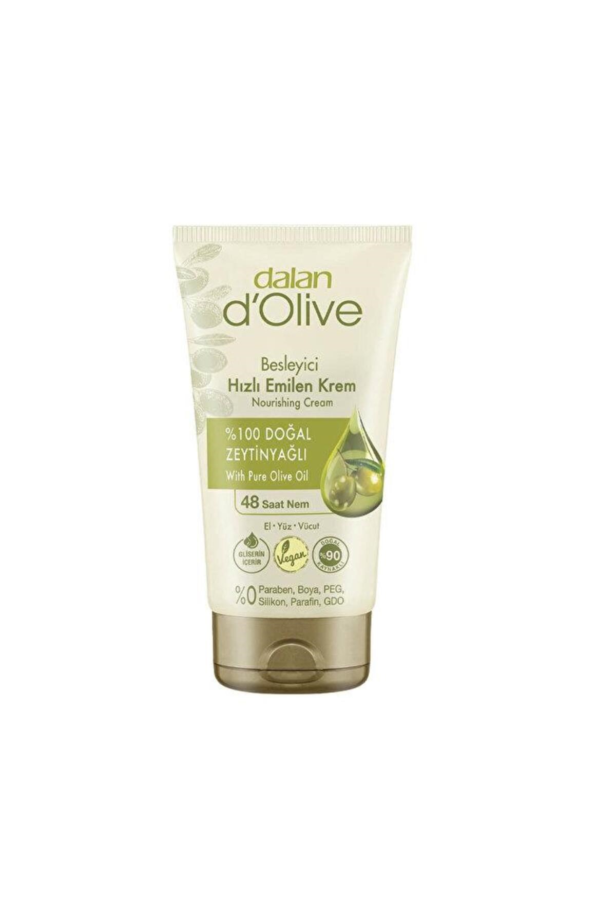 Dalan Dolive Krem Mini Zeytinyağlı Hızlı Emilen Tüp 20 ml