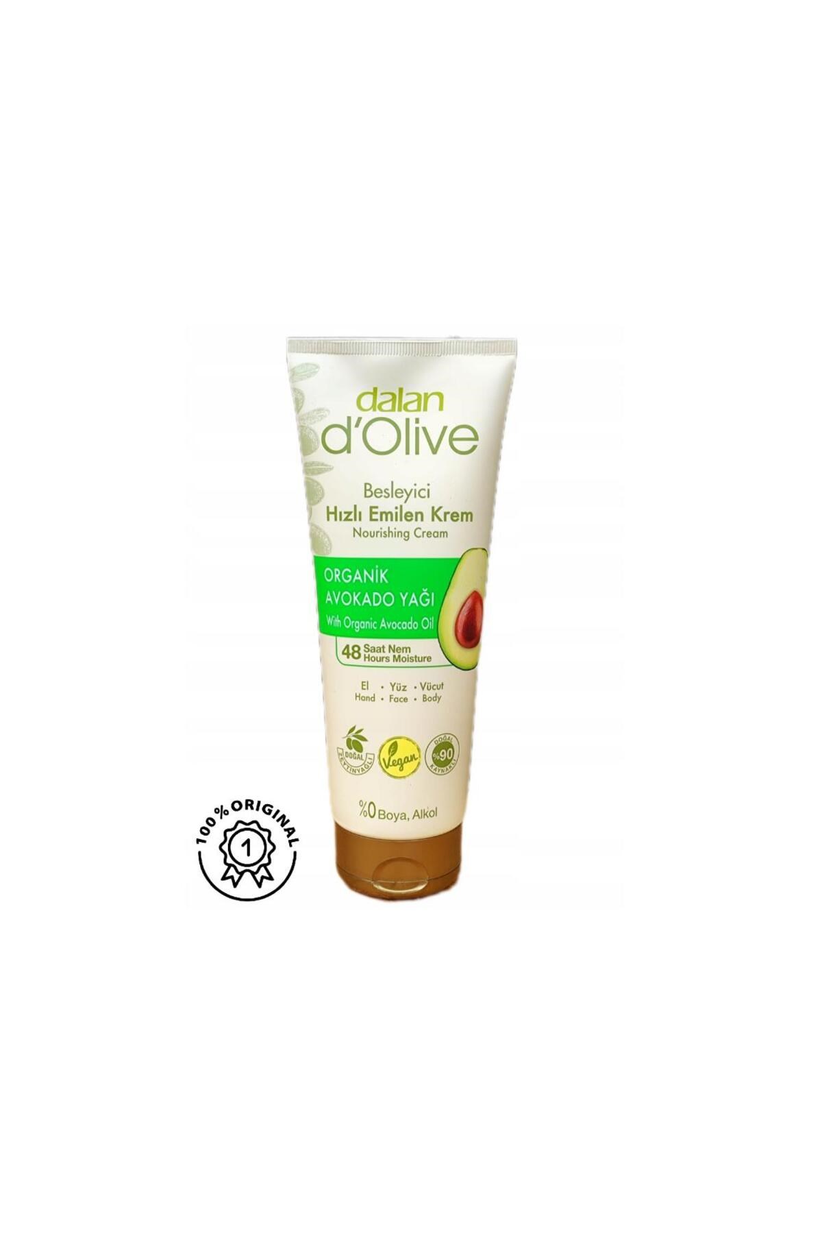 Dalan Dolive Tüp Krem Organik Avokado Yağı 250 ml