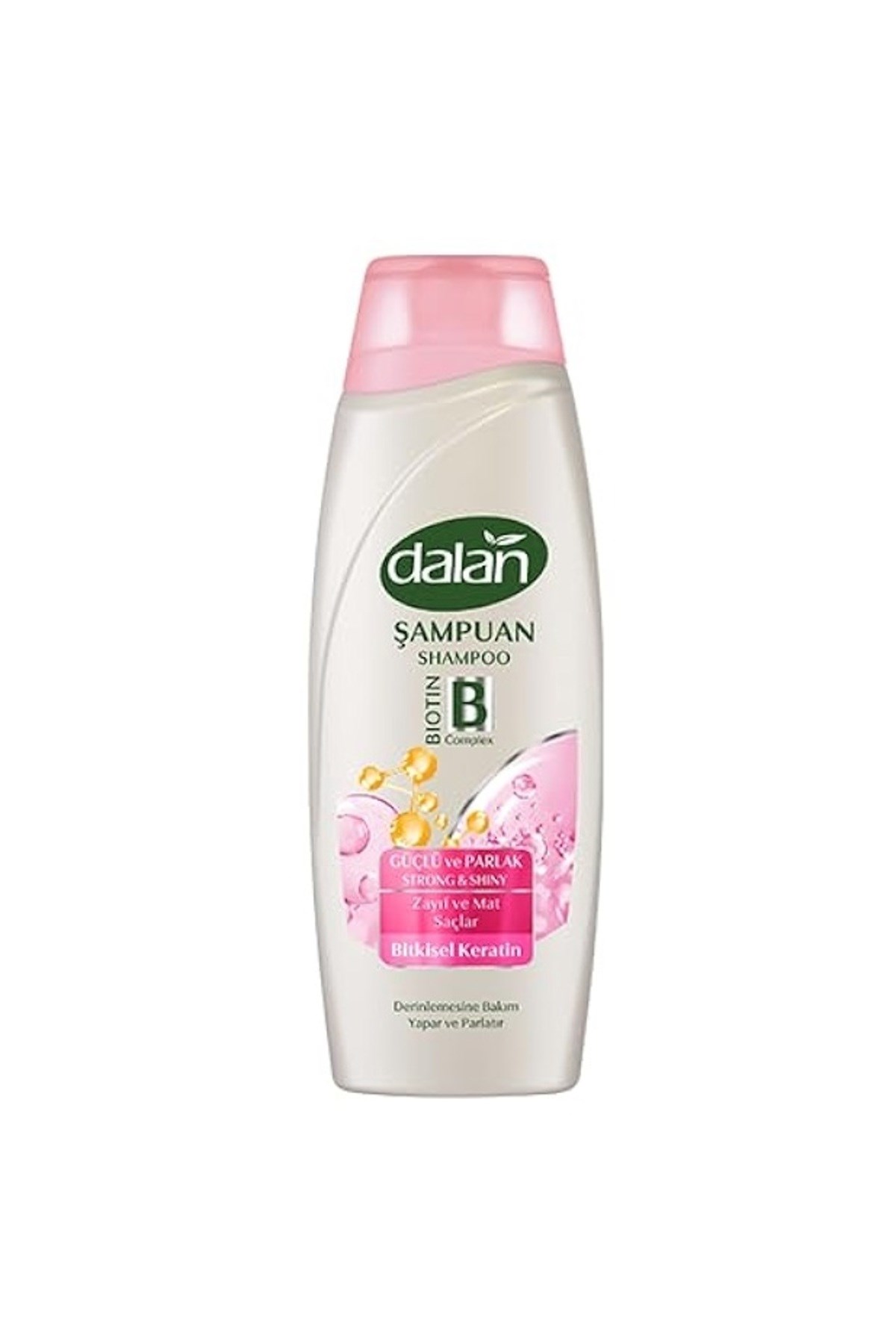 Dalan Güçlü ve Parlak Zayıf ve Mat Saçlar Şampuan 450 ml