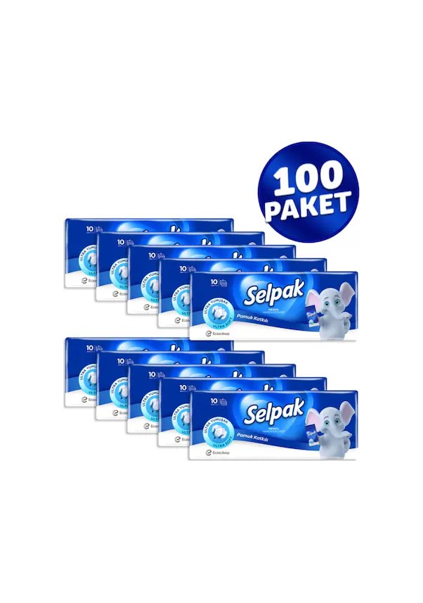 Selpak Mendil Sade 10 Yaprak- 1 ADET