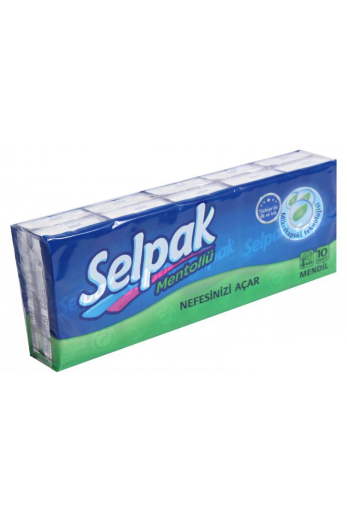Selpak Mendil Mentollü 10 Yaprak -1 ADET