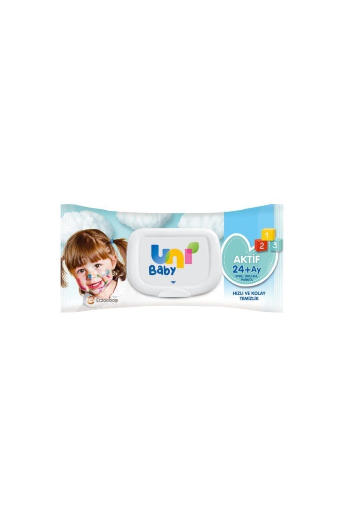Uni Baby Aktif 24+ Ay Islak Mendil 72 Yaprak