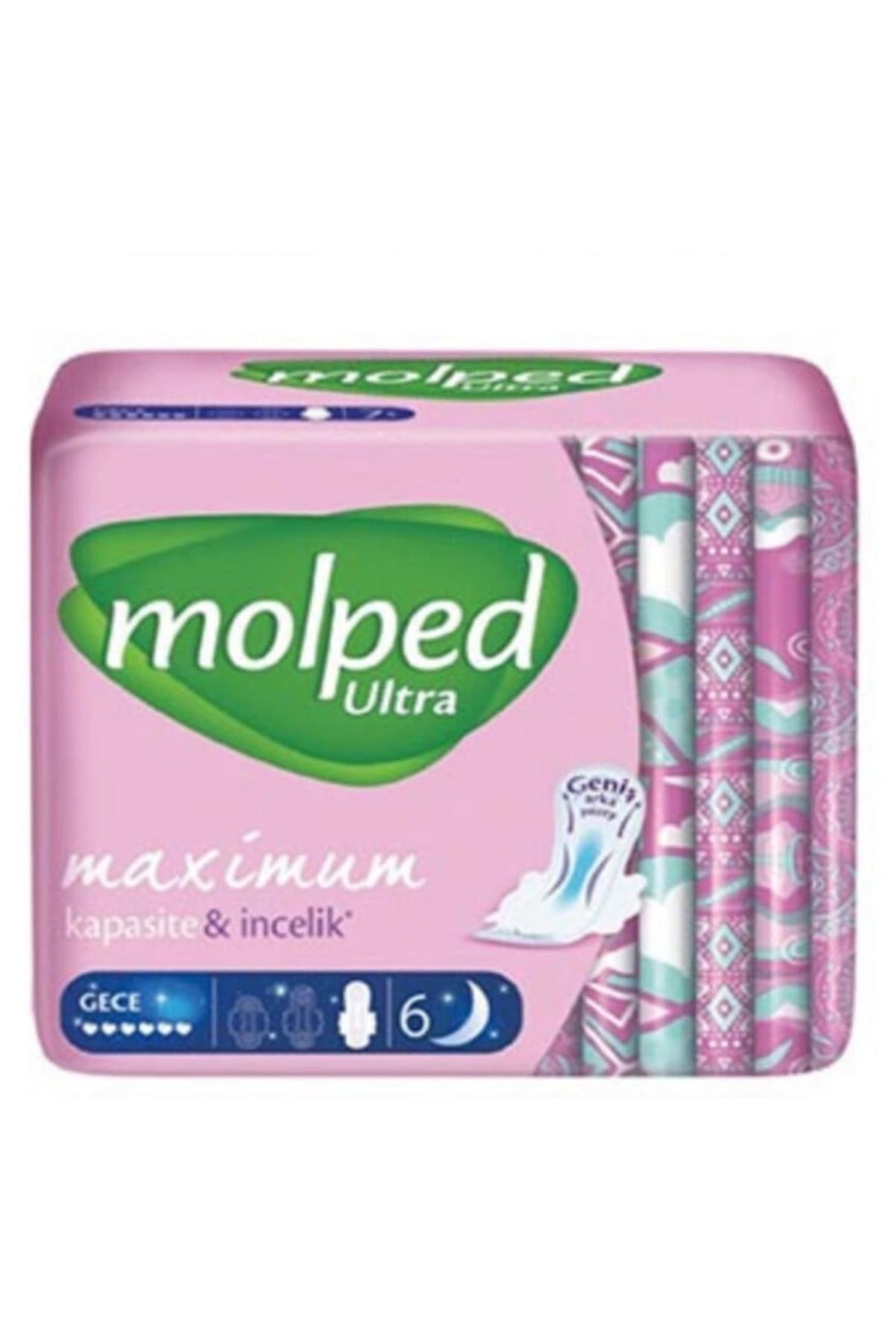 Molped Ultra Gece Kuruluk Kadın Pedi 6’lı