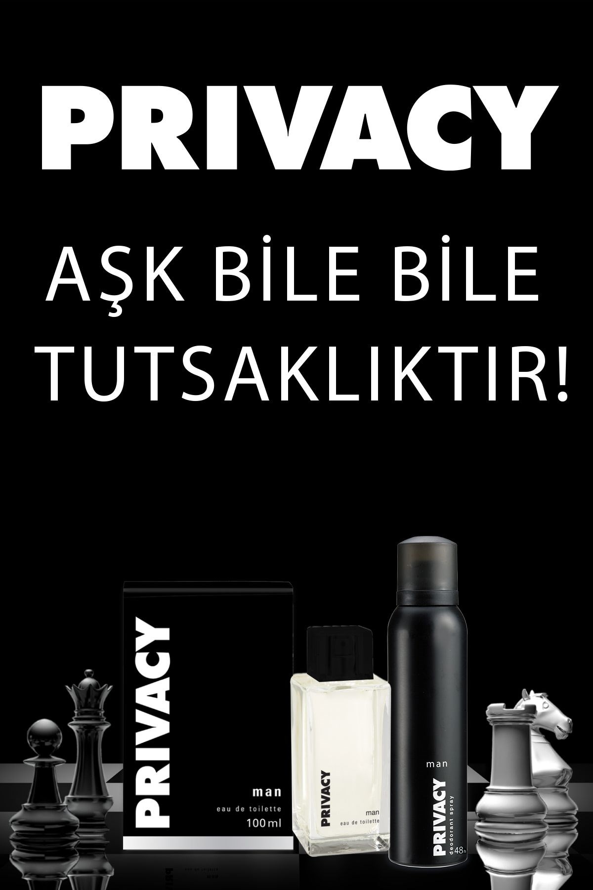 Privacy Erkek Set - EDT 100 ml + Deodorant 150 ml