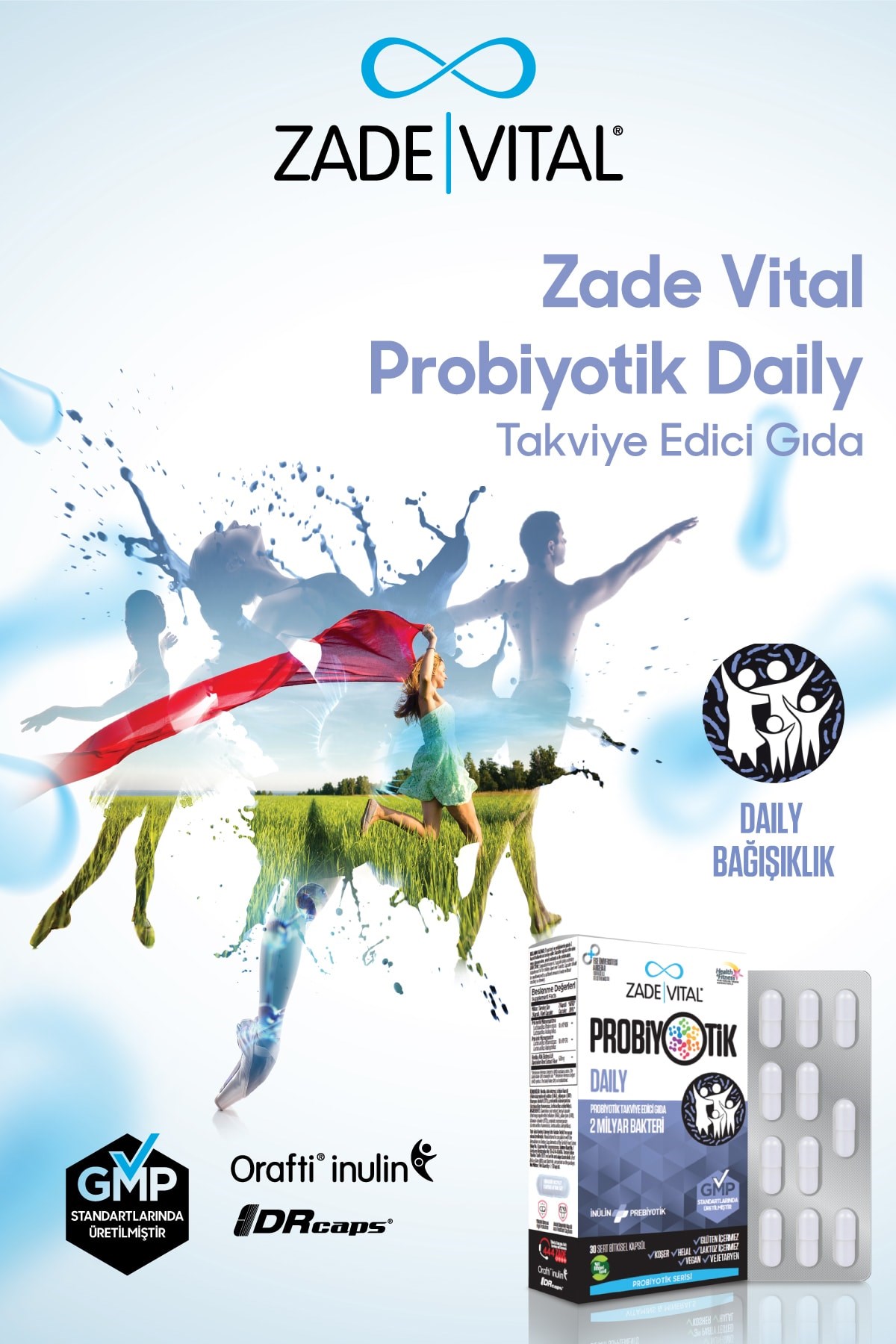 Zade Vital Probiyotik Daily 30 Kapsül