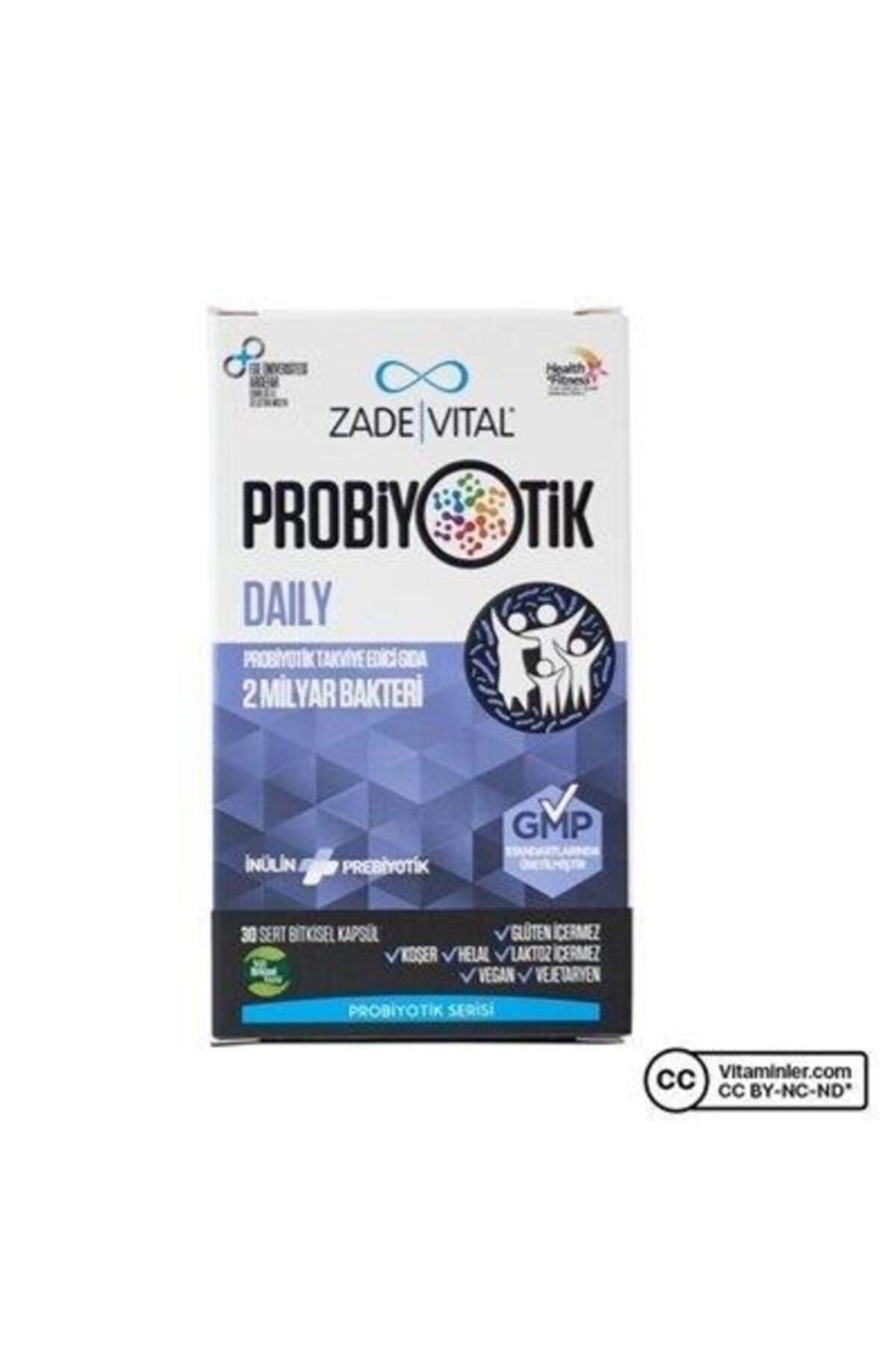Zade Vital Probiyotik Daily 30 Kapsül