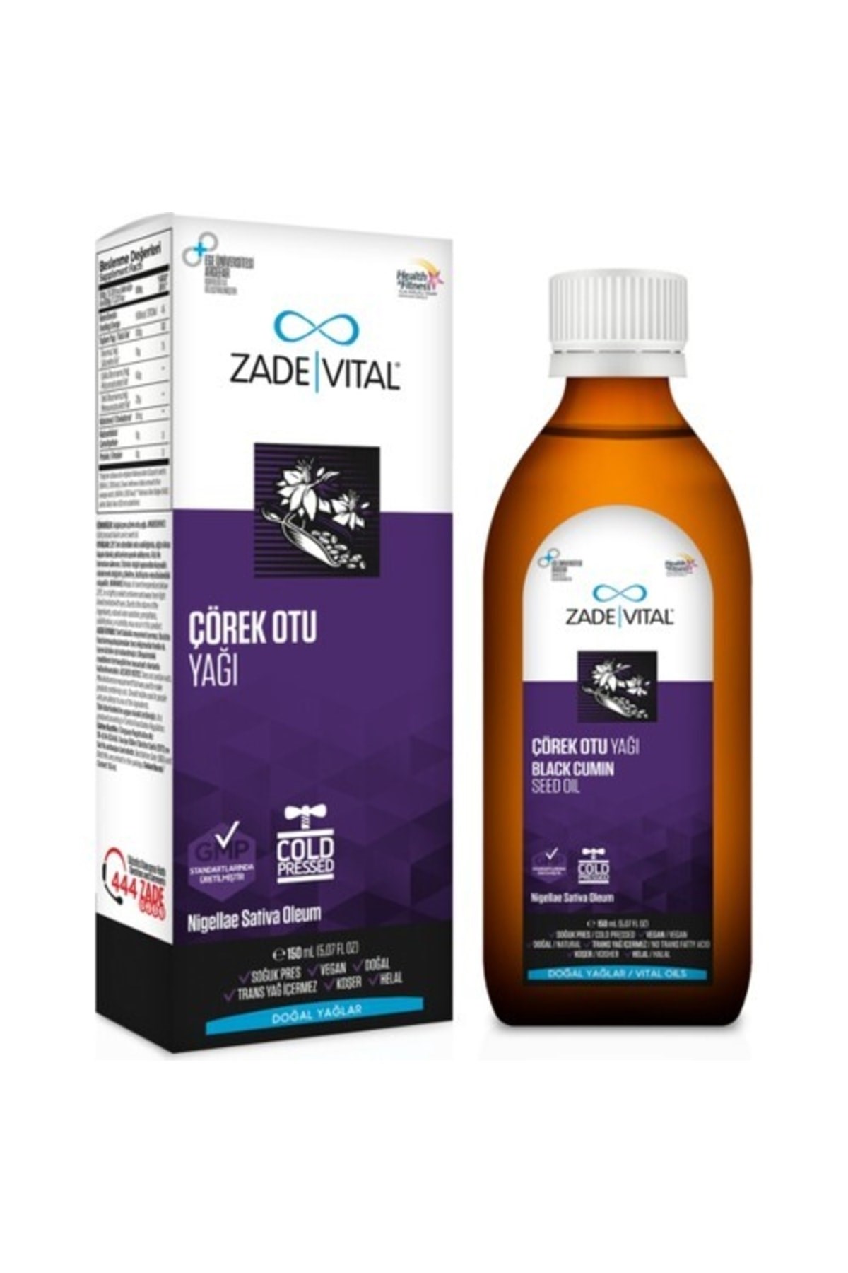 Zade Vital Zade Vital Çörek Otu Yağı 150 ml