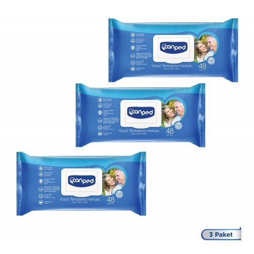 Canped Vücut Temizleme Havlusu 48 Yaprak