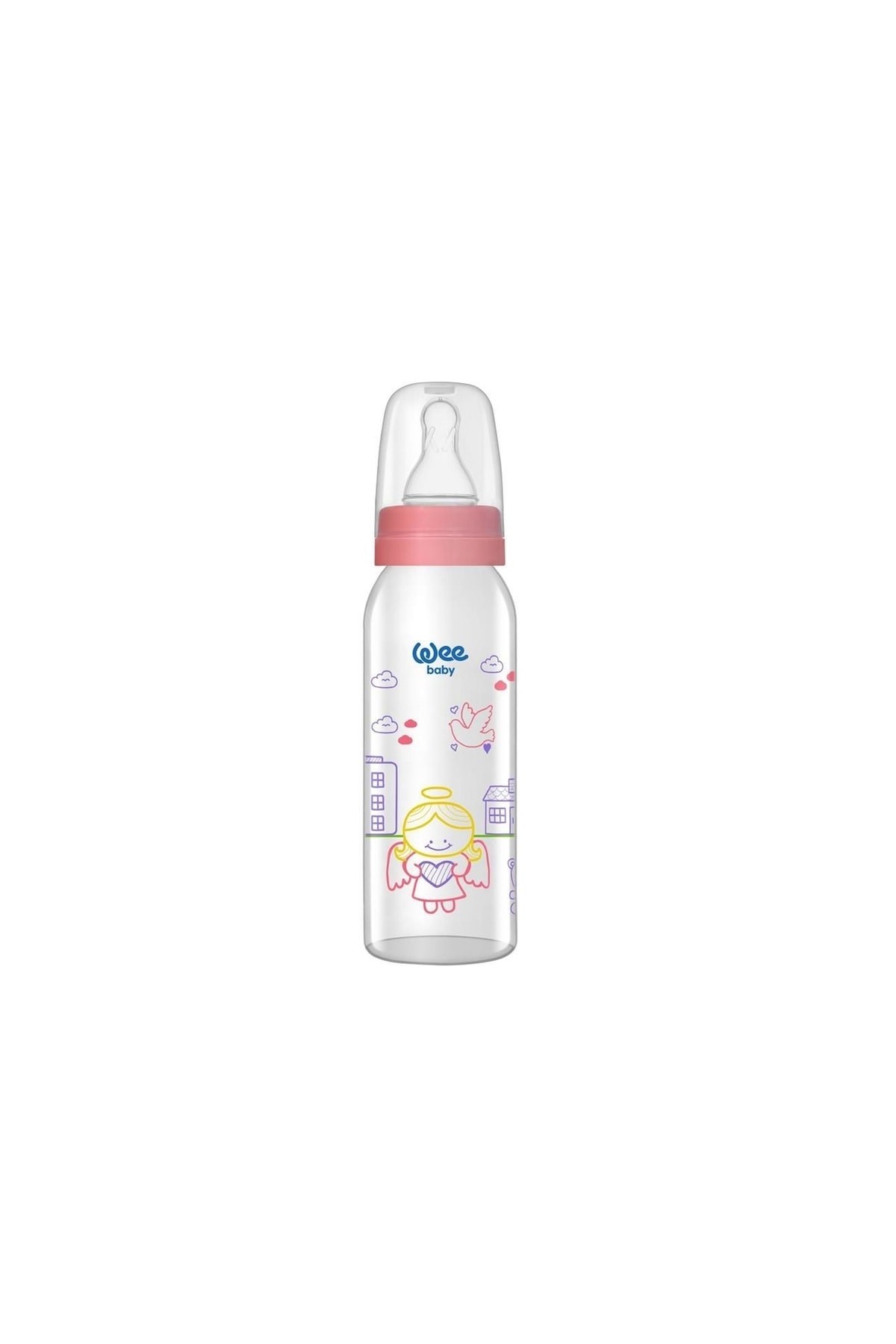 Wee Baby 876 Cam Biberon 250 ml-PEMBE