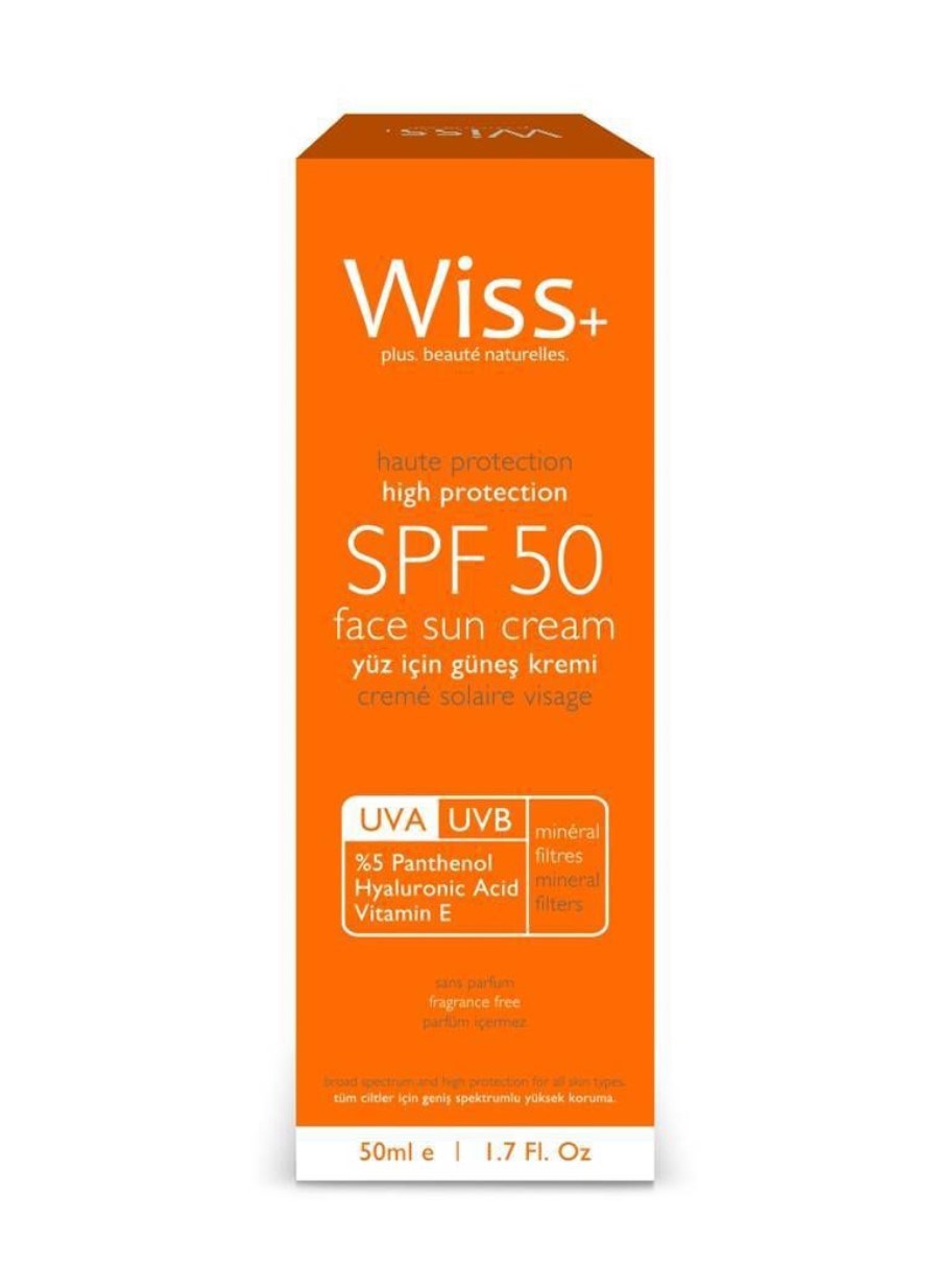 Wiss+ Plus Yüz için Güneş Kremi Spf 50 50 ML