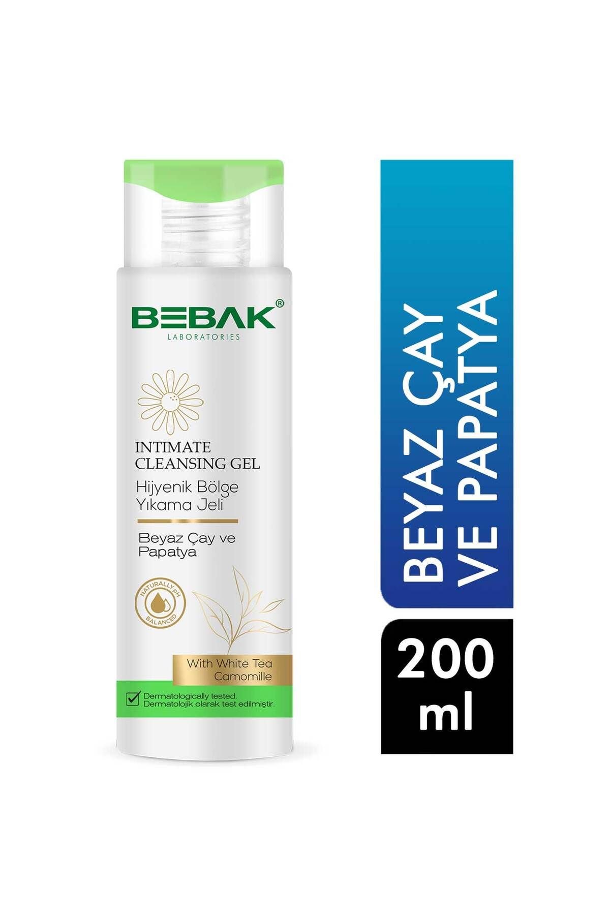 Bebak Genital Bölge Yıkama Jeli Beyaz Çay Papatya 200 ml