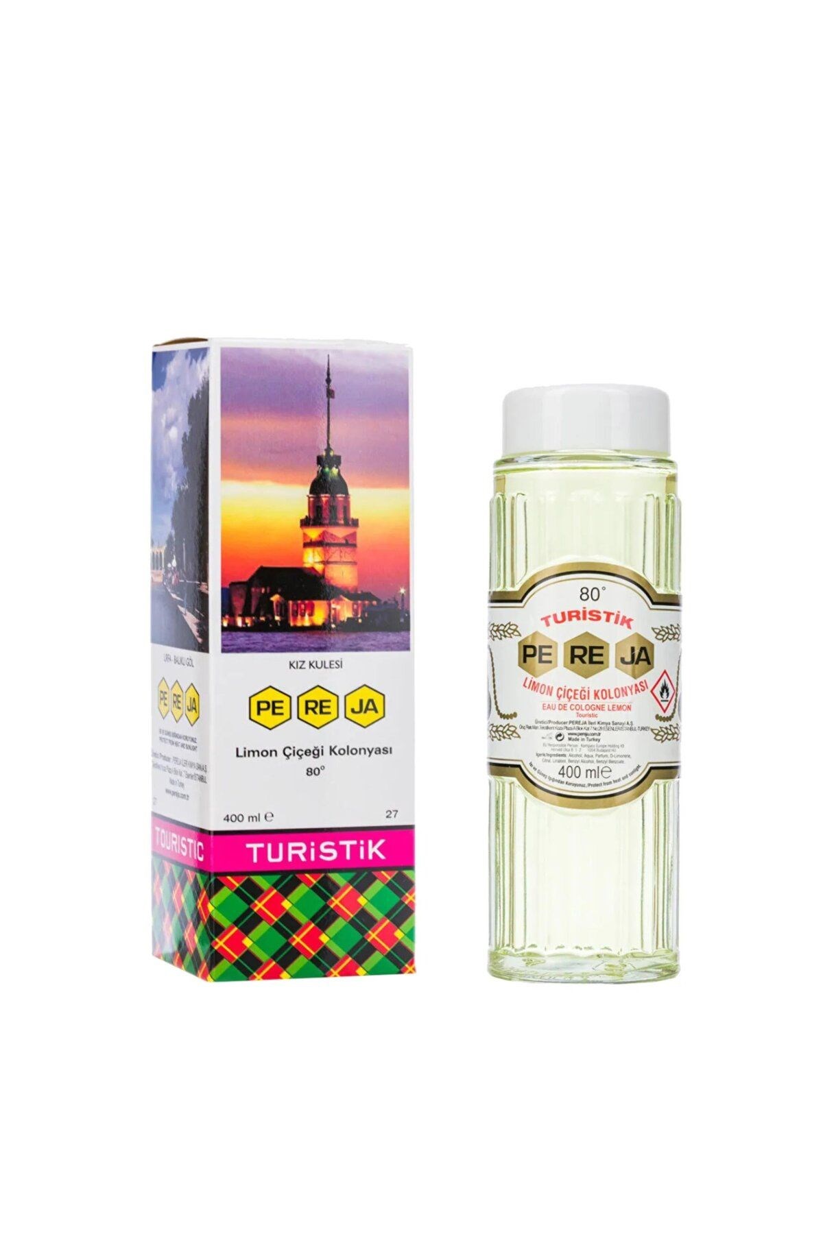 Pereja Limon Kolonyası Cam Şişe 400 ml