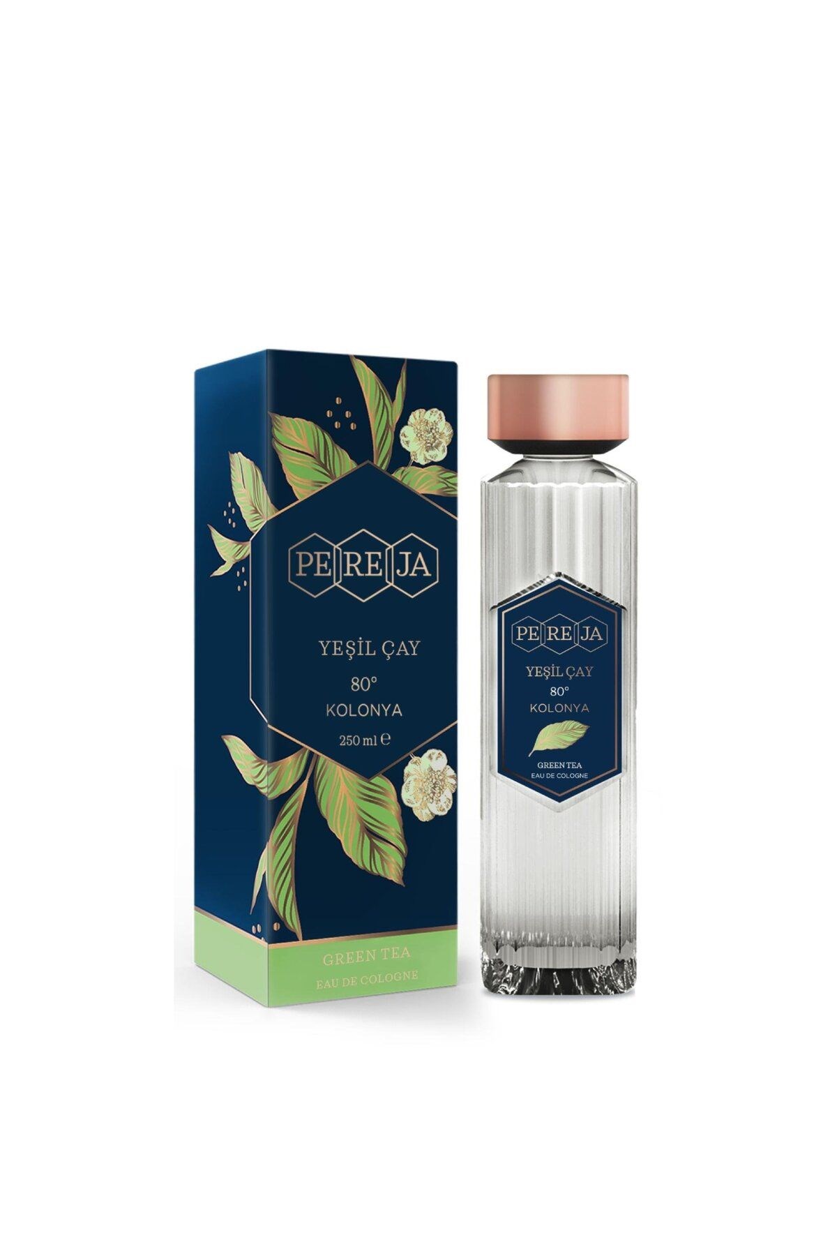 Pereja Cam Şişe Yeşilçay Kolonyası 240 ml
